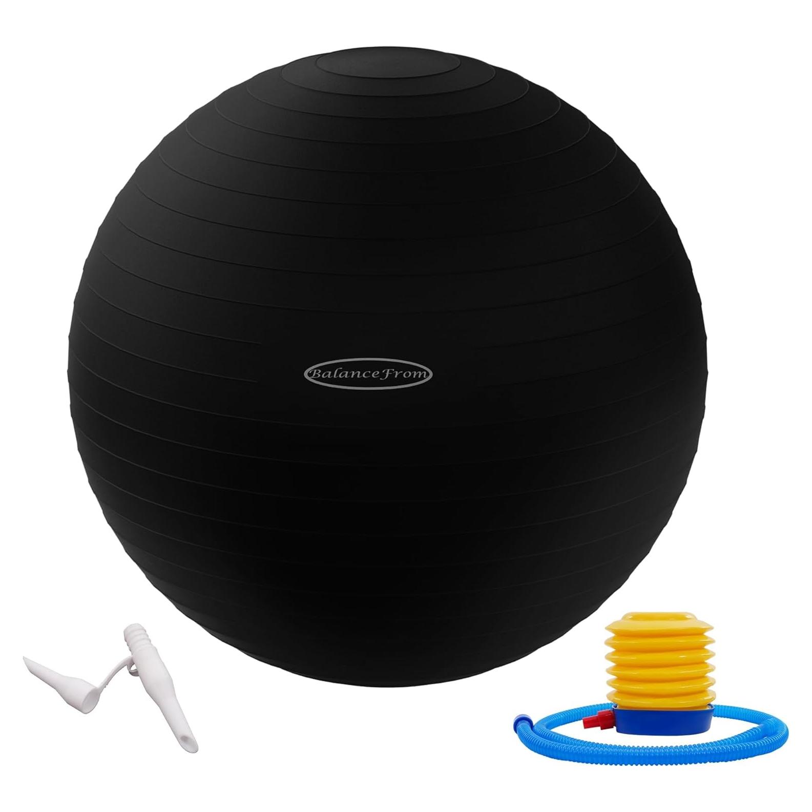 Bola de Yoga Antirrotura Fitvids 45cm Antideslizante con Bomba