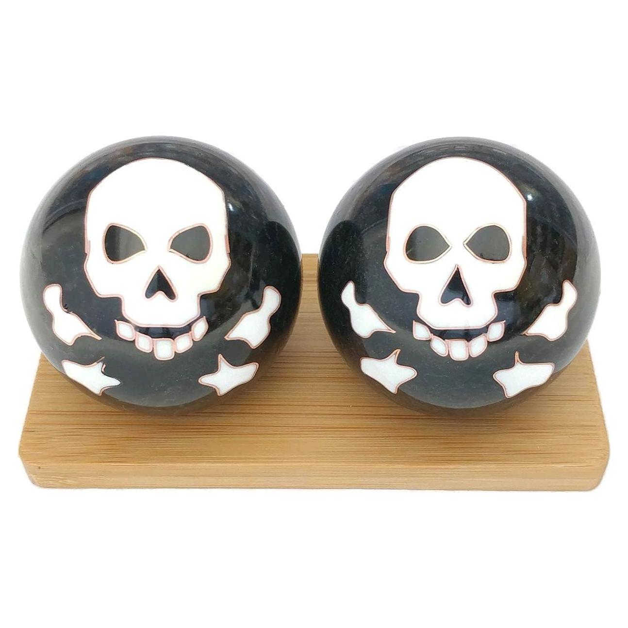 Bolas Baoding de Calavera Top Chi - Grande 5.08 cm - Terapia y Estrés