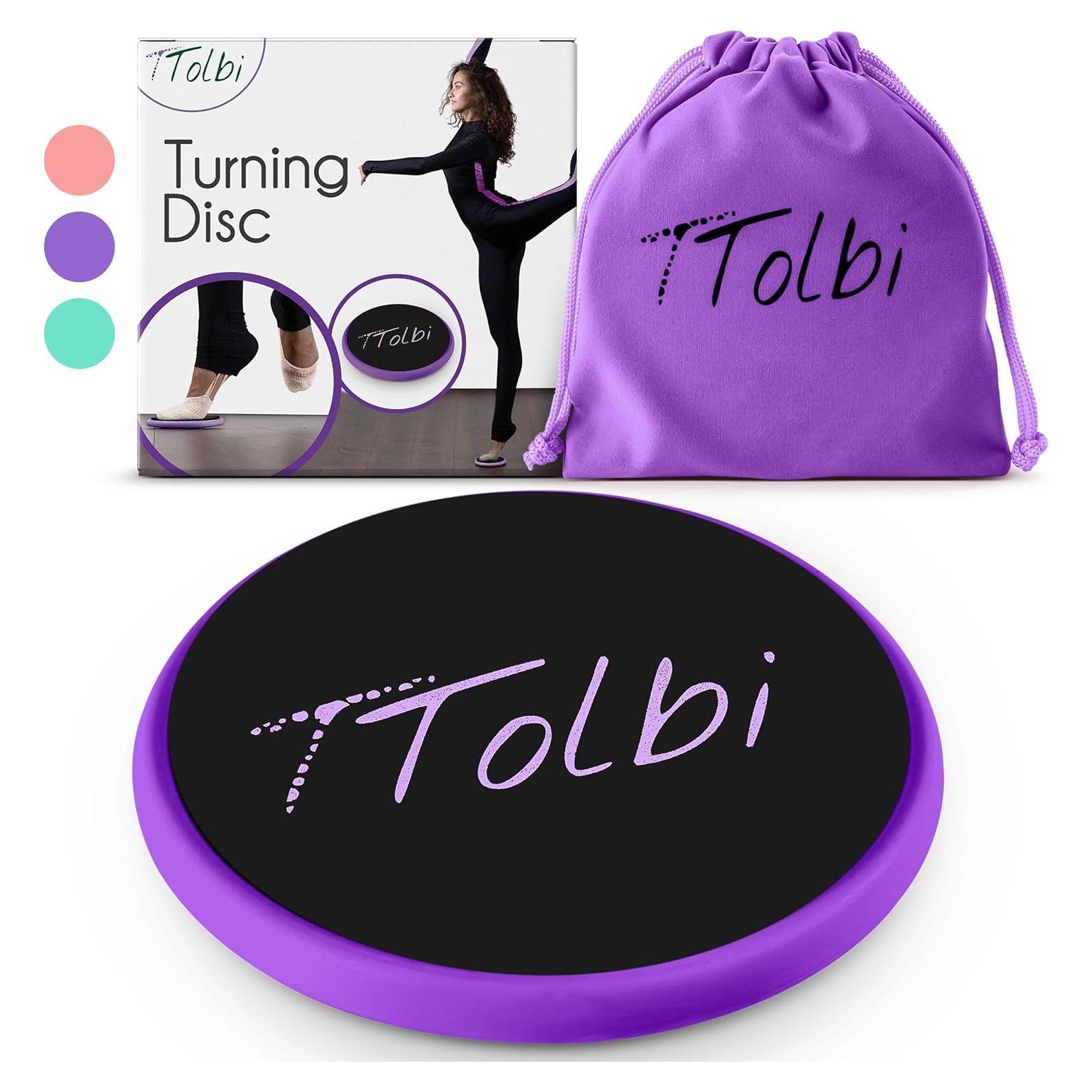 Tablero de Giro Tolbi para Bailarines - Disco Púrpura 14cm