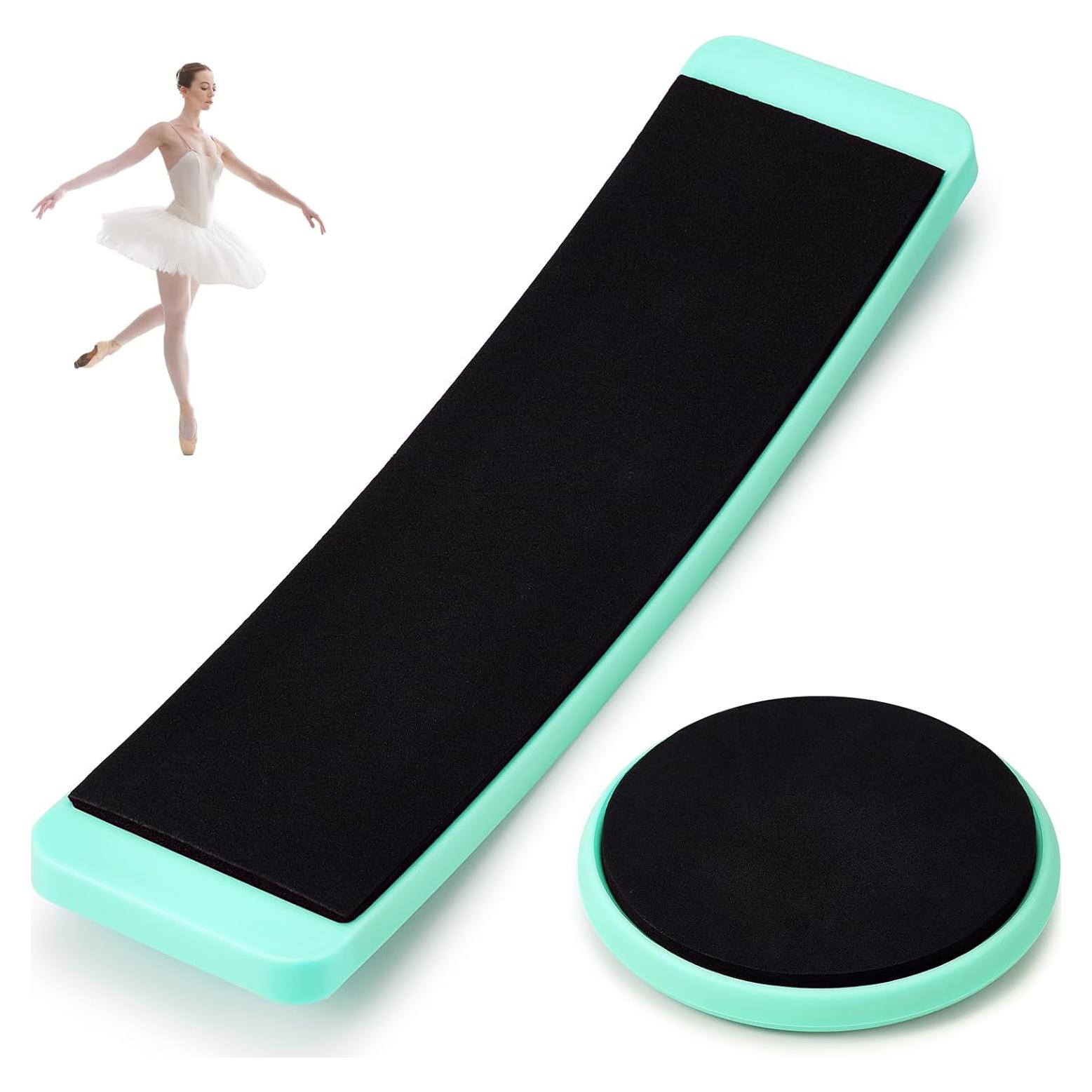 2 Tablas Giratorias Portátiles Motionchic para Patinaje y Baile