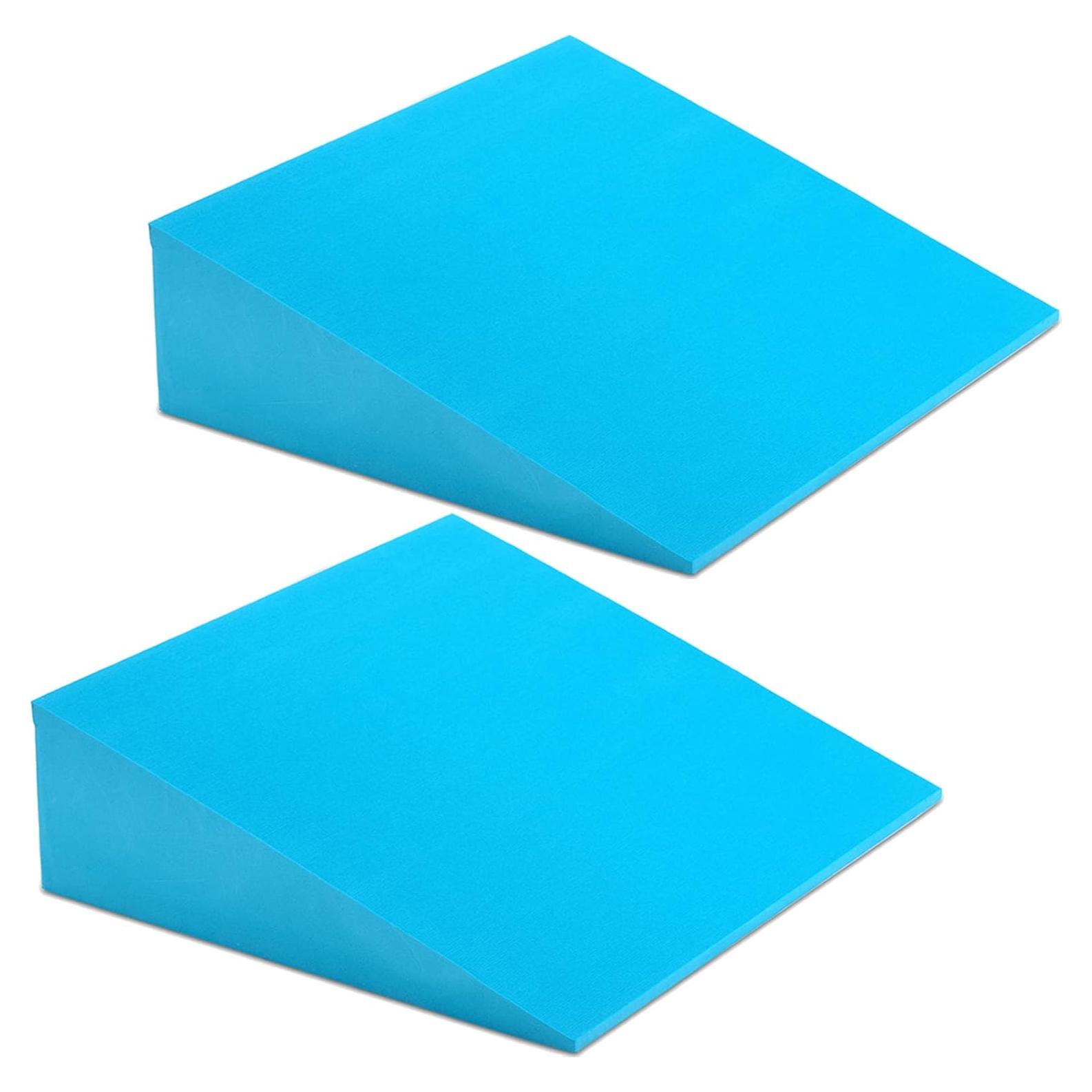 Cuñas de Espuma para Yoga DEAYOU 2 Piezas 33 cm Azul