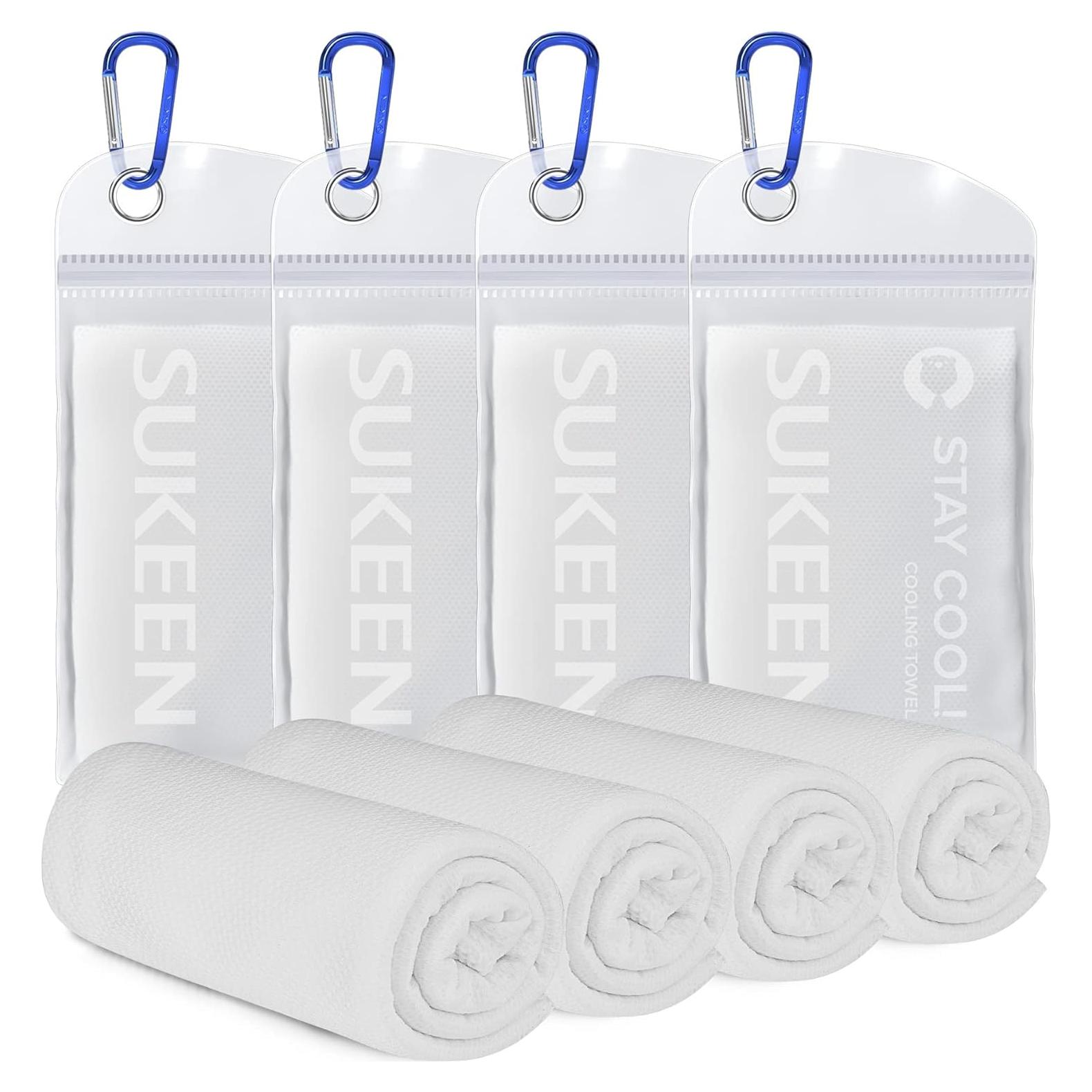 Toallas Enfriadoras Sukeen 4 Unidades Microfibra 101.6x30.5cm