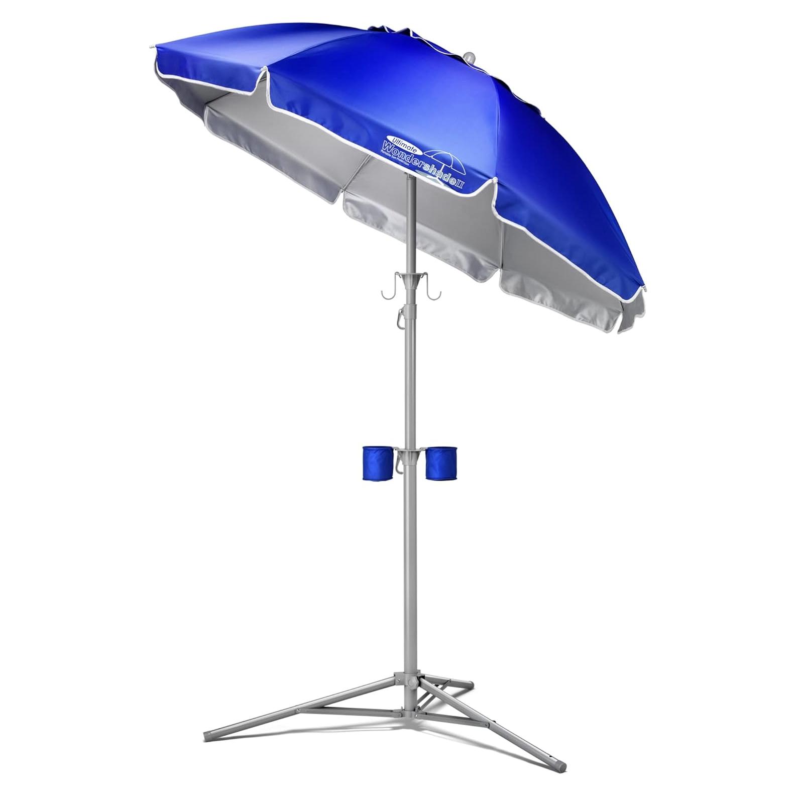 Sombrilla portátil Wondershade azul 1.52 m UPF 50+