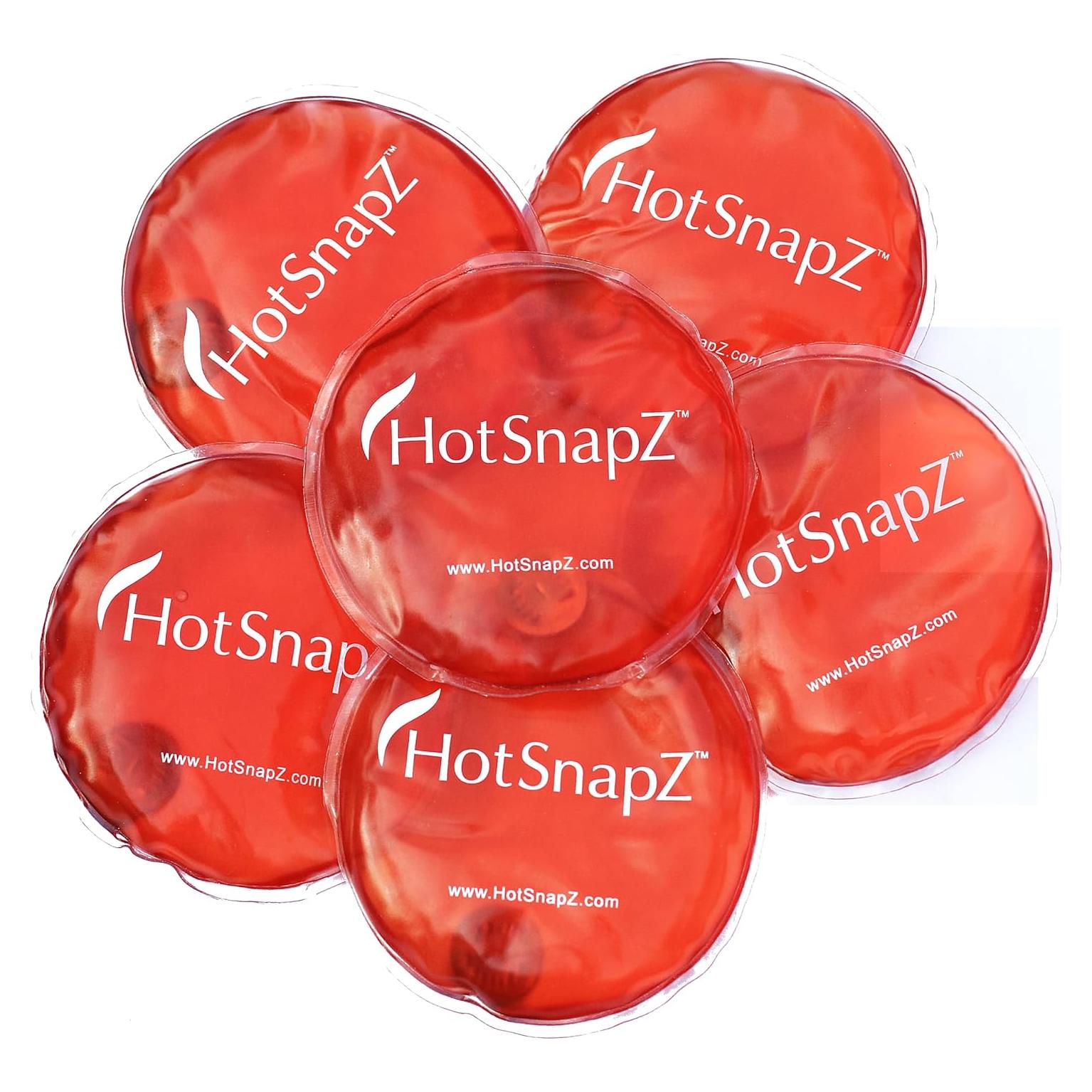 Calentadores de Manos Reutilizables HotSnapZ - 6 Piezas 10 cm