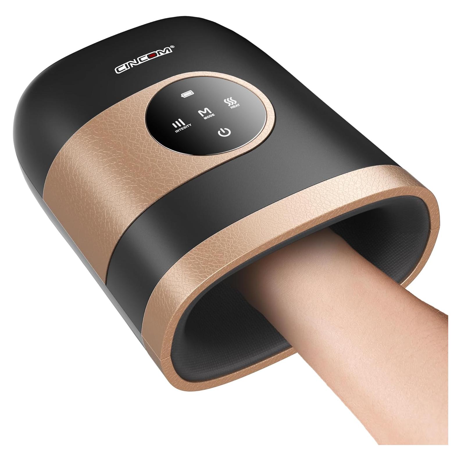 Masajeador de Mano CINCOM Inalámbrico con Calor y Compresión