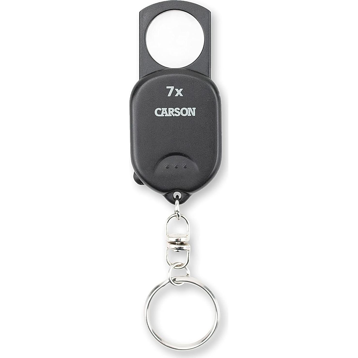 Lupa de Llave Carson GN-70 7x Plegable Ultra Compacta