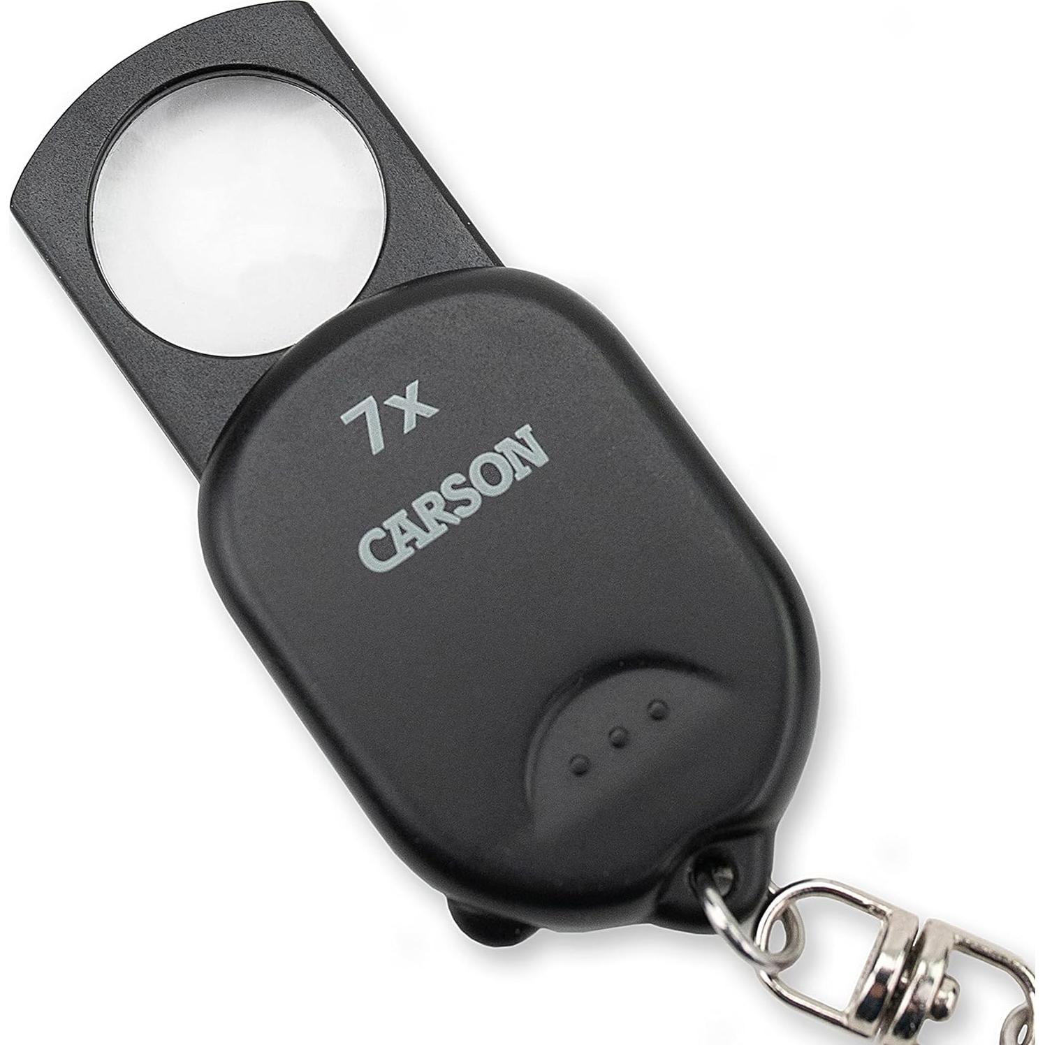 Lupa de Llave Carson GN-70 7x Plegable Ultra Compacta