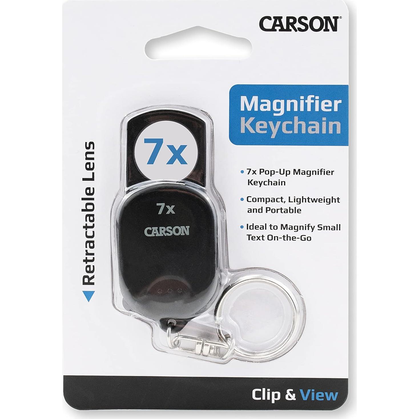 Lupa de Llave Carson GN-70 7x Plegable Ultra Compacta