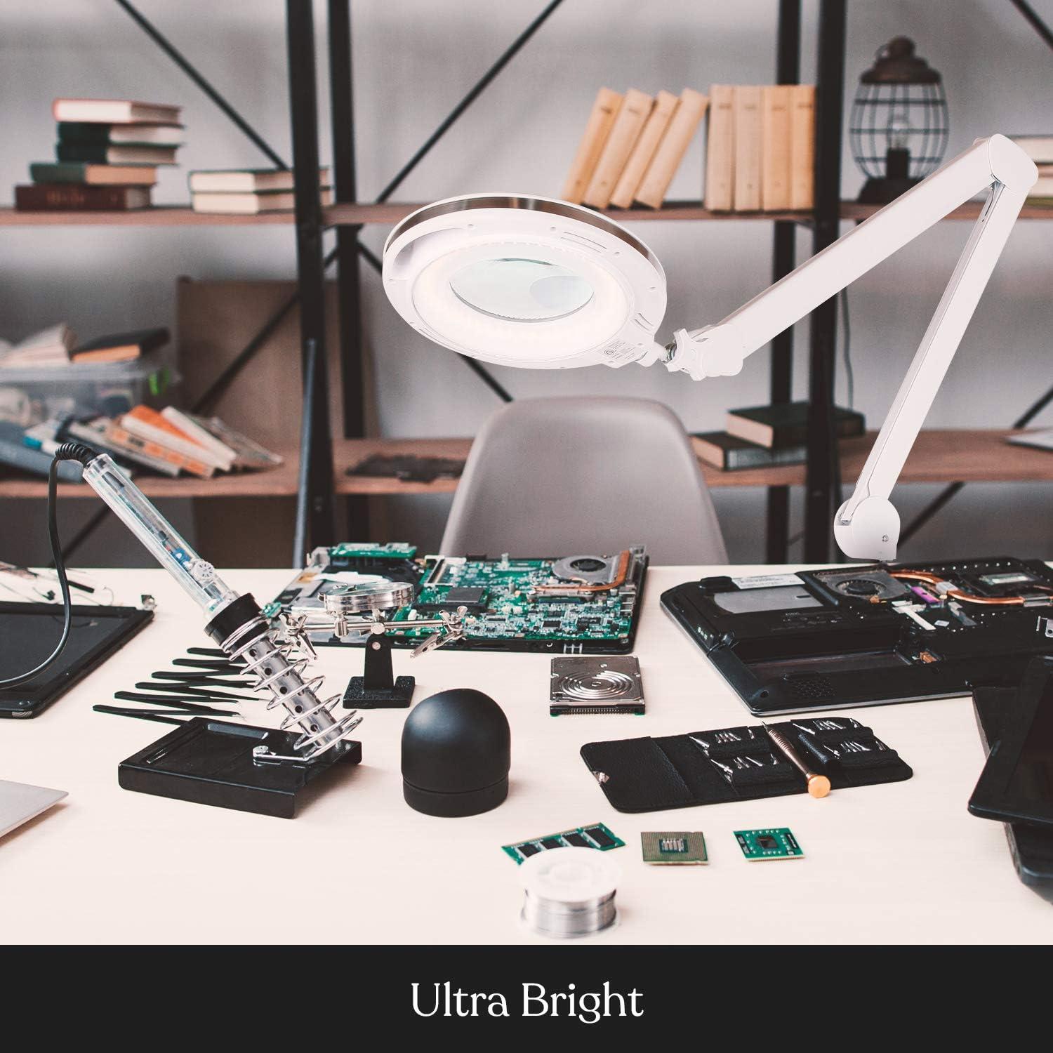 Lámpara de Pie con Lupa Brightech LightView Pro LED 5 Dioptrías