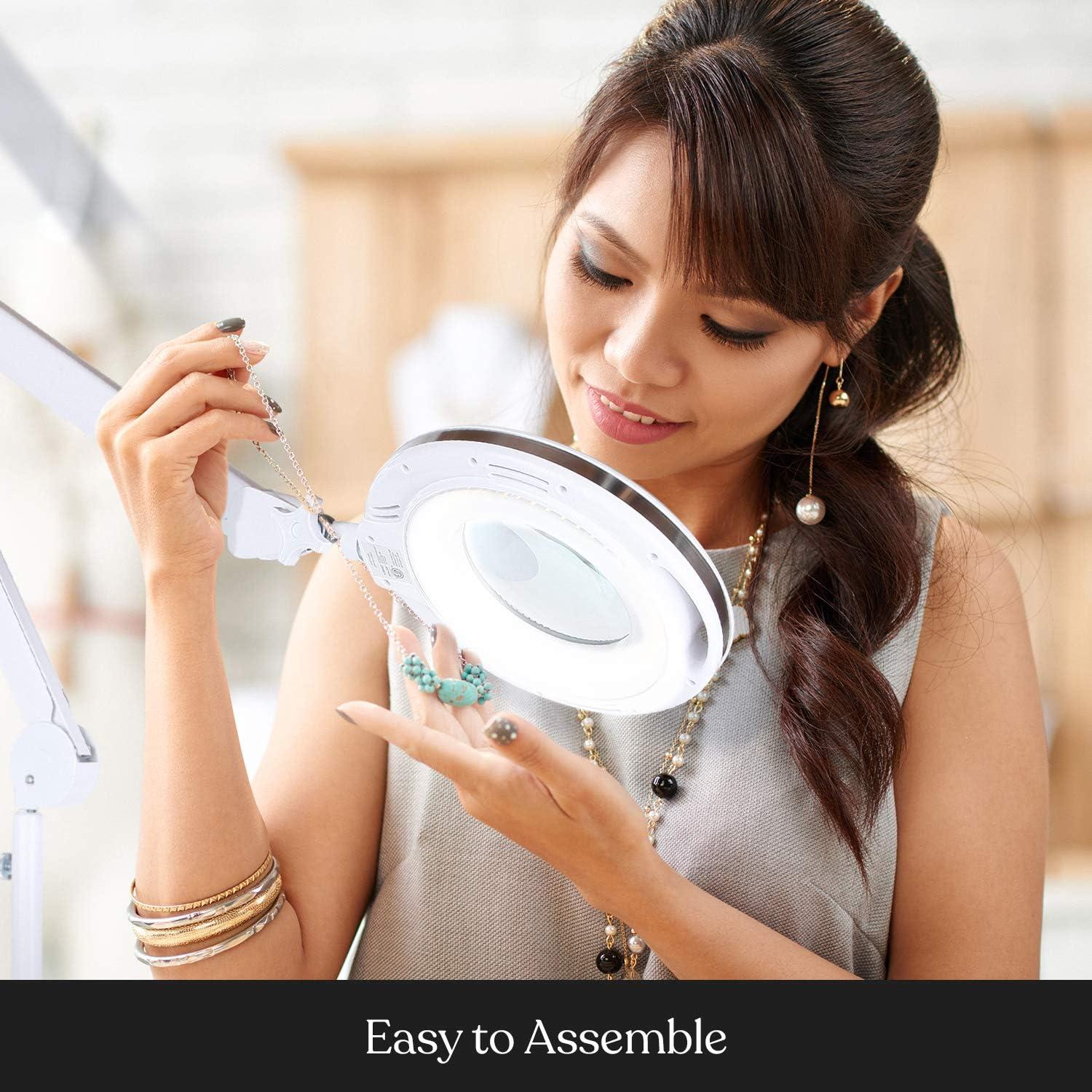 Lámpara de Pie con Lupa Brightech LightView Pro LED 5 Dioptrías