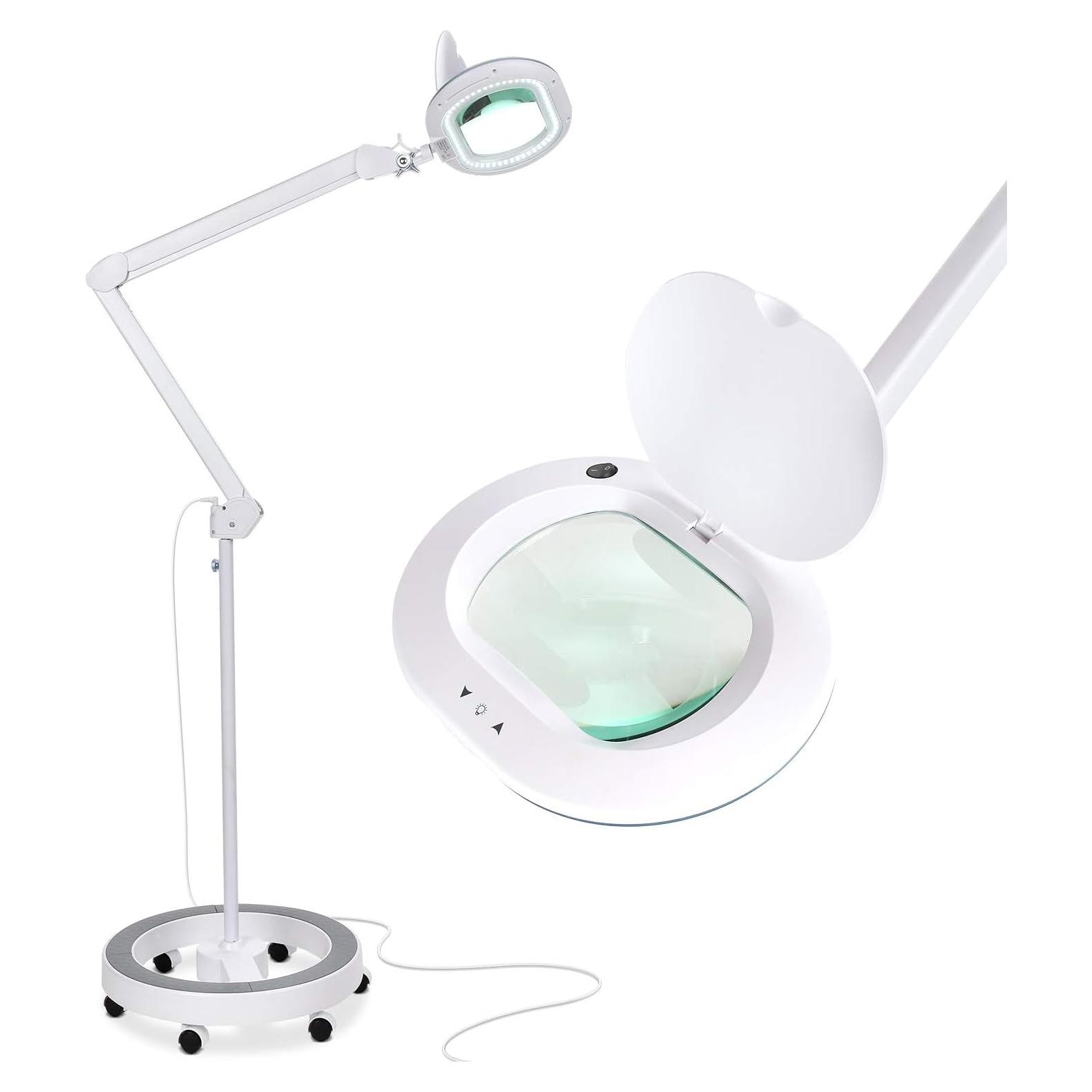 Lámpara de Pie Brightech LightView Pro XL con Lupa LED 9W