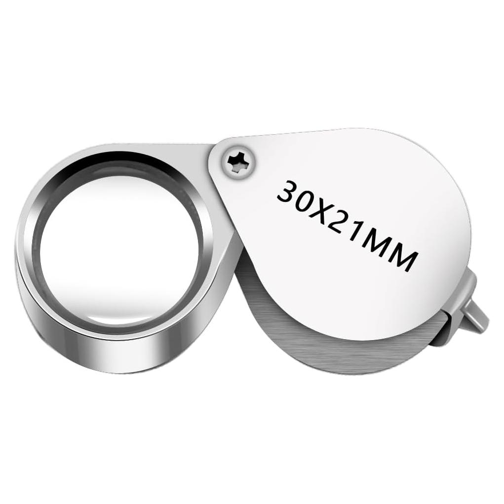 Lupa de joyero DUMEALAGR 30x 21mm de vidrio para joyas