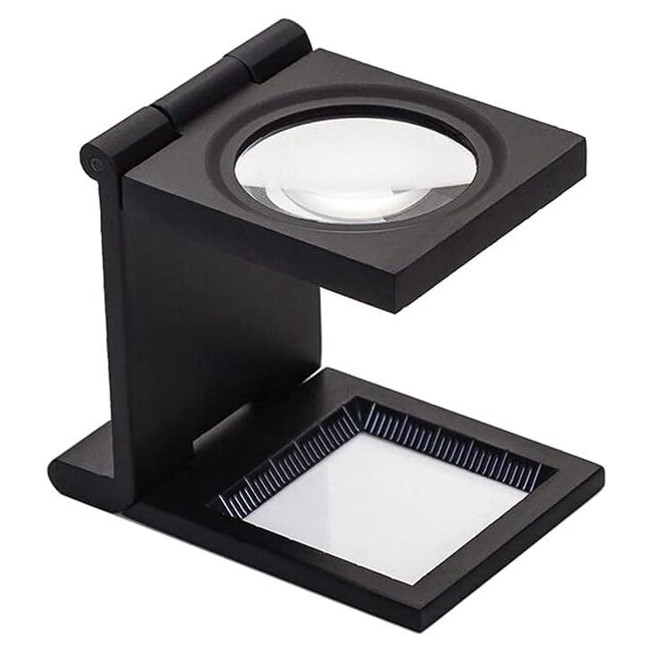 Lupa de bolsillo Rongon 10X 28mm plegable para joyería