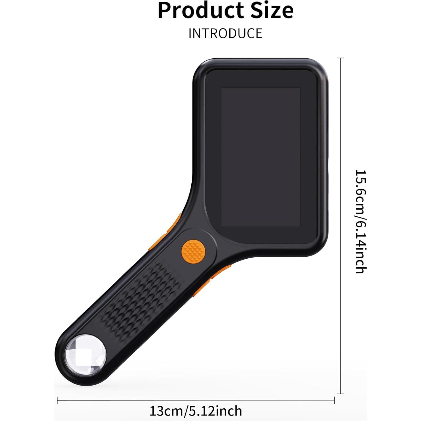 Microscopio Digital USB Ashfly 500X con Pantalla 3" y LED