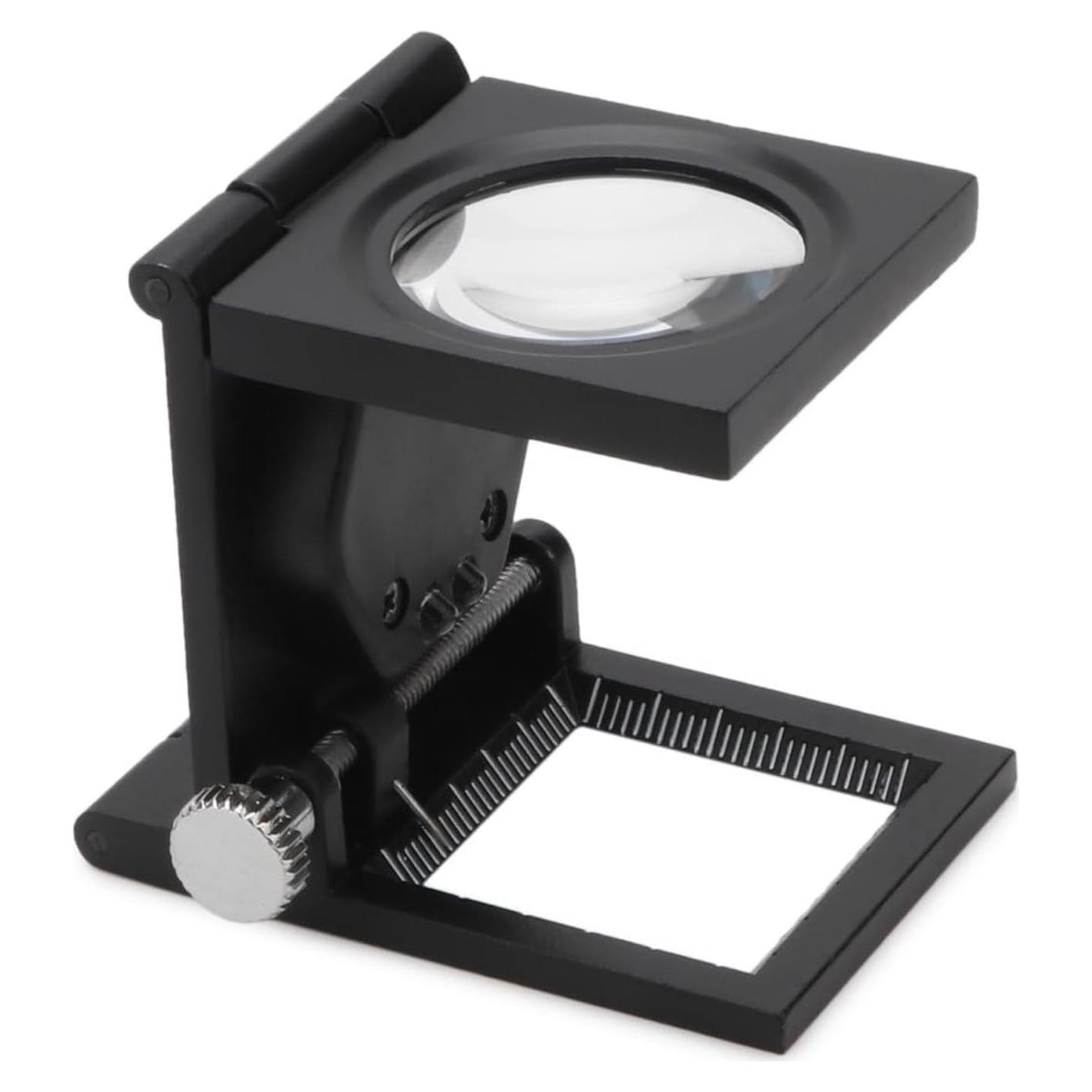 Lupa de Joyero Rongon 10X con Luz LED Plegable