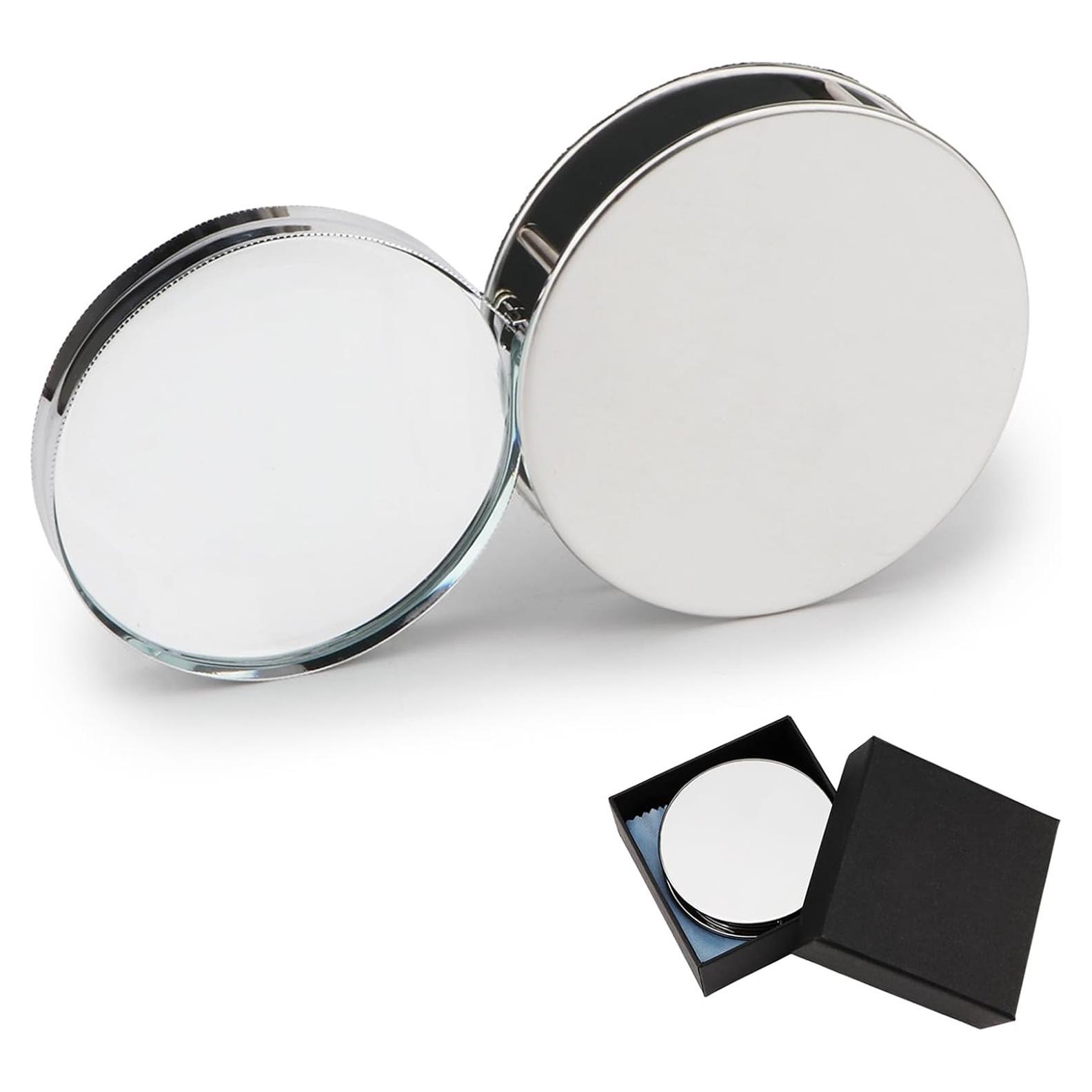 Lupa de Mano Rongon 20X Plegable con Estuche de Metal