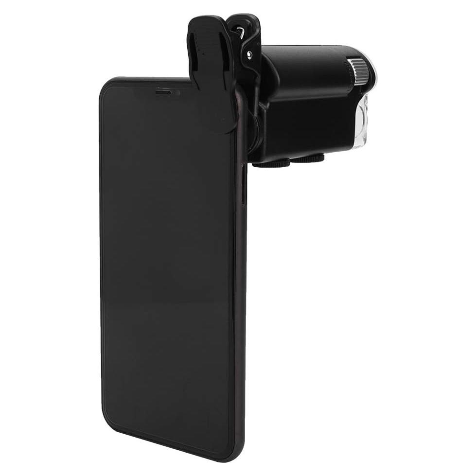 Microscopio Clip-on 753 60-100X con Luz LED para Móviles