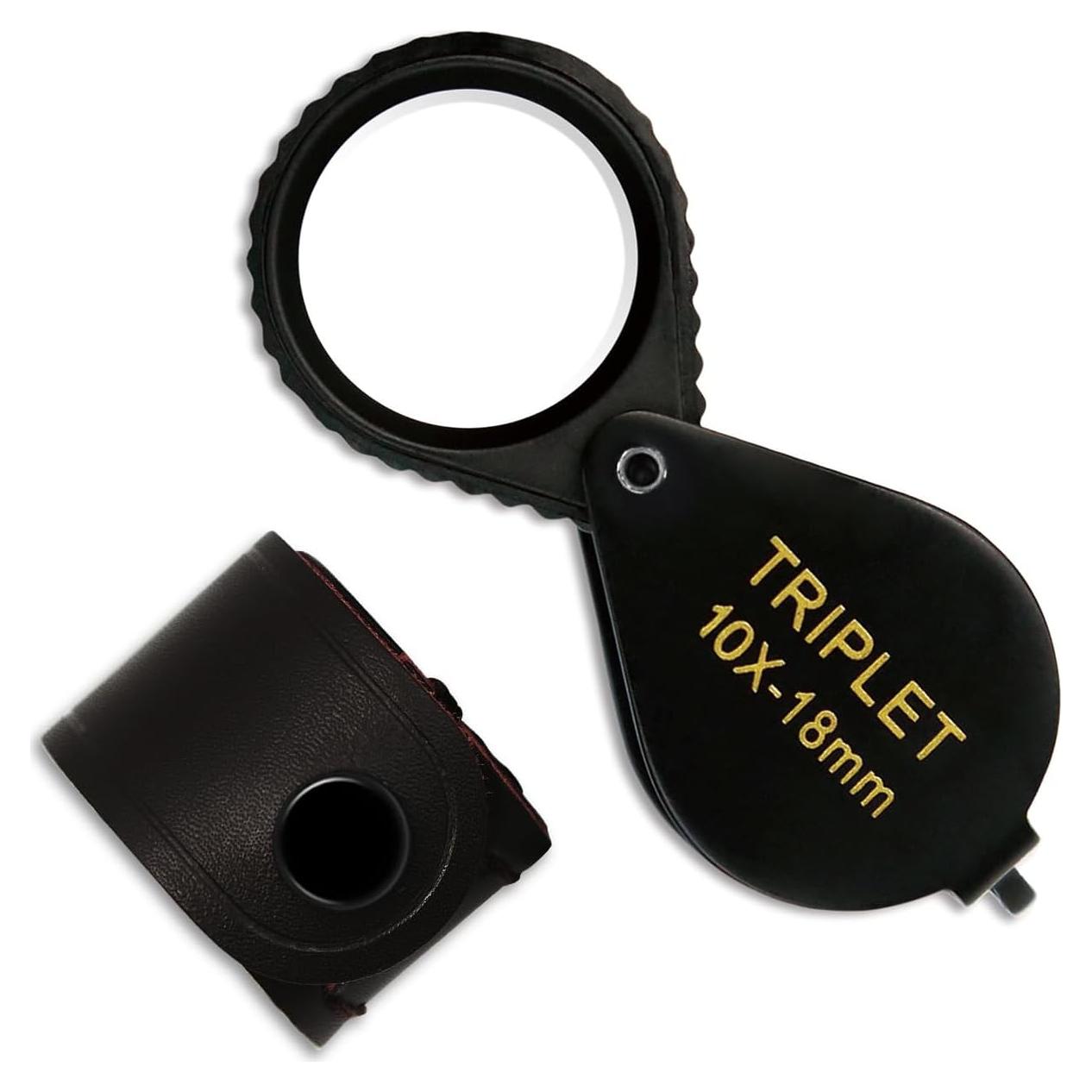 Lupa de Joyero 10X Koparneed con Lente Triplete 18mm