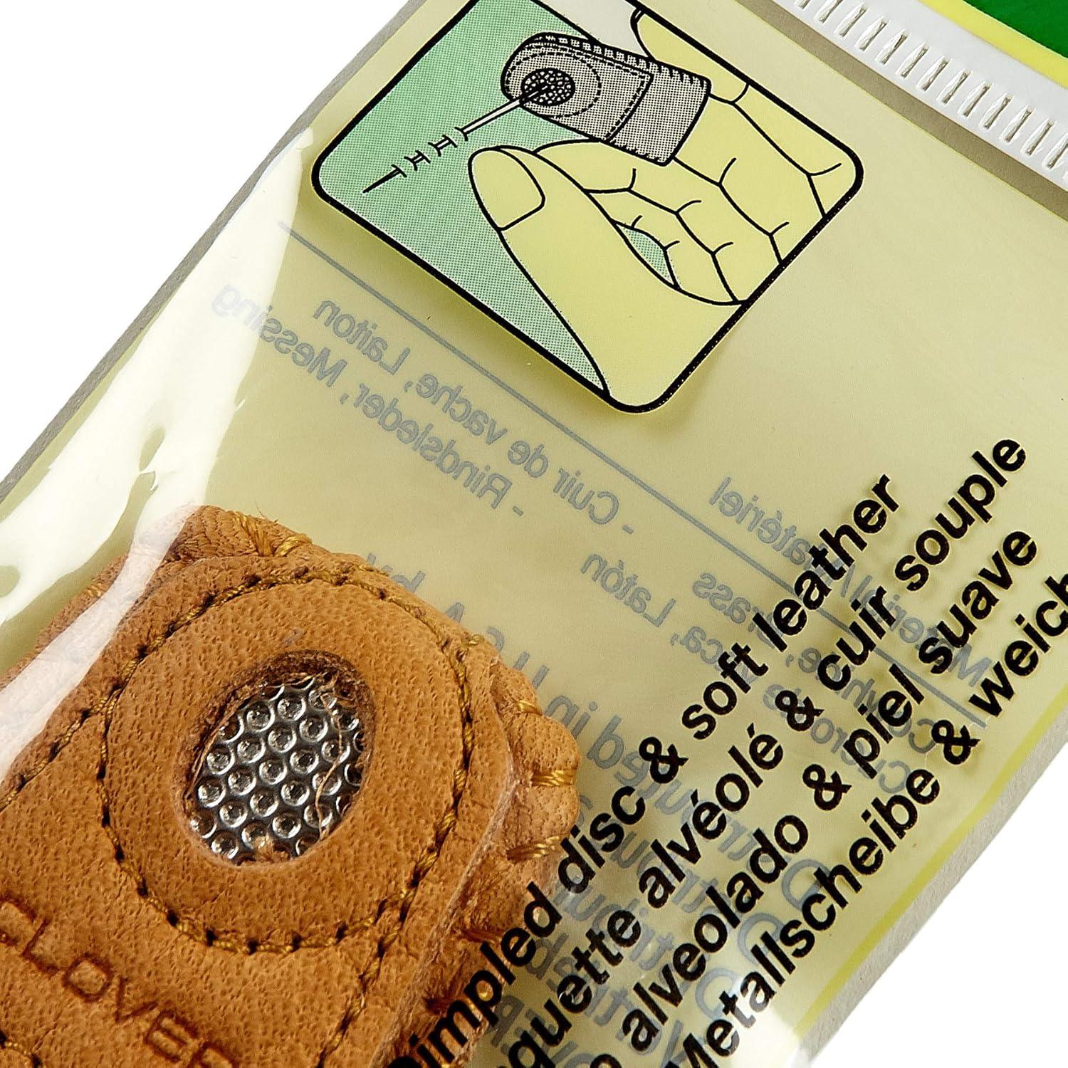 Dedal de cuero Clover Coin #6014 - Tamaño único