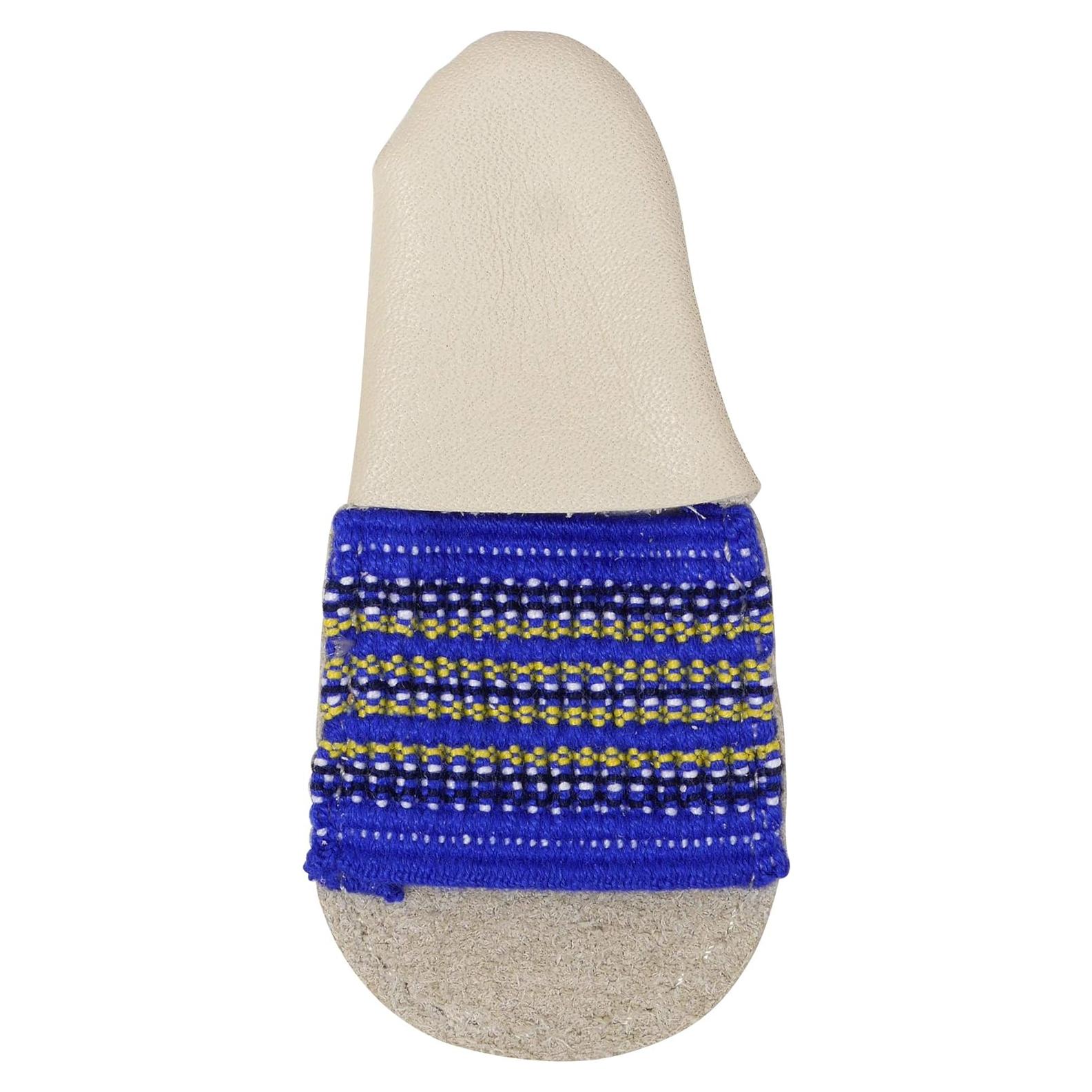 Dedal de cuero Naska con goma ajustable para costura