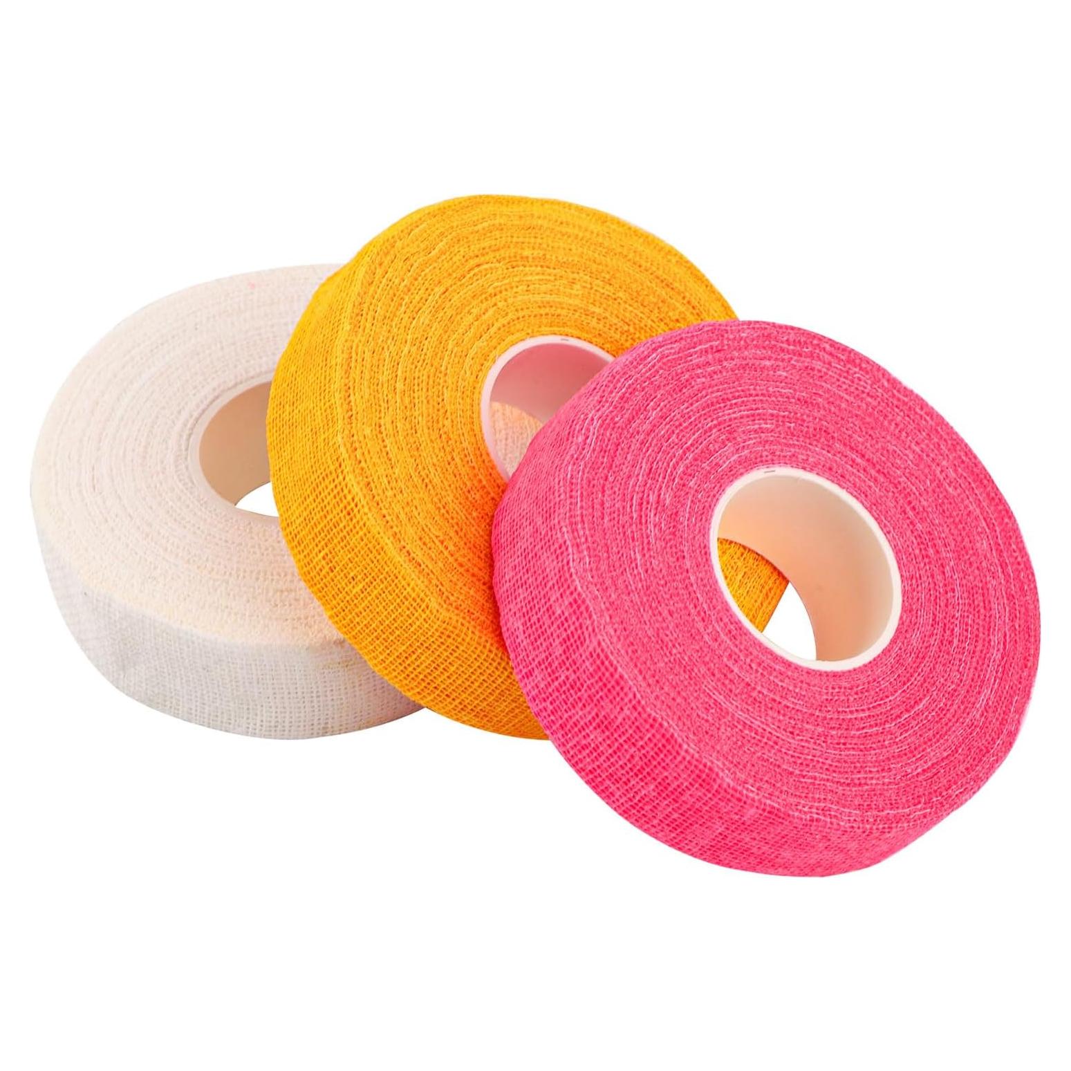 3 Rollos de Cinta Protectora para Dedos BOXOB - Algodón Autoadhesiva