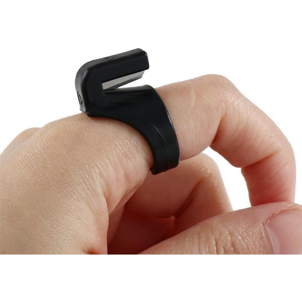 Juego de 3 Anillos de Dedal de Plástico Seadiquiet Multicolor