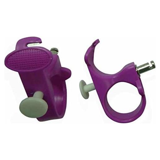 Cortador de Hilo 3 en 1 WSD Morado - Dedal y Extractor de Agujas