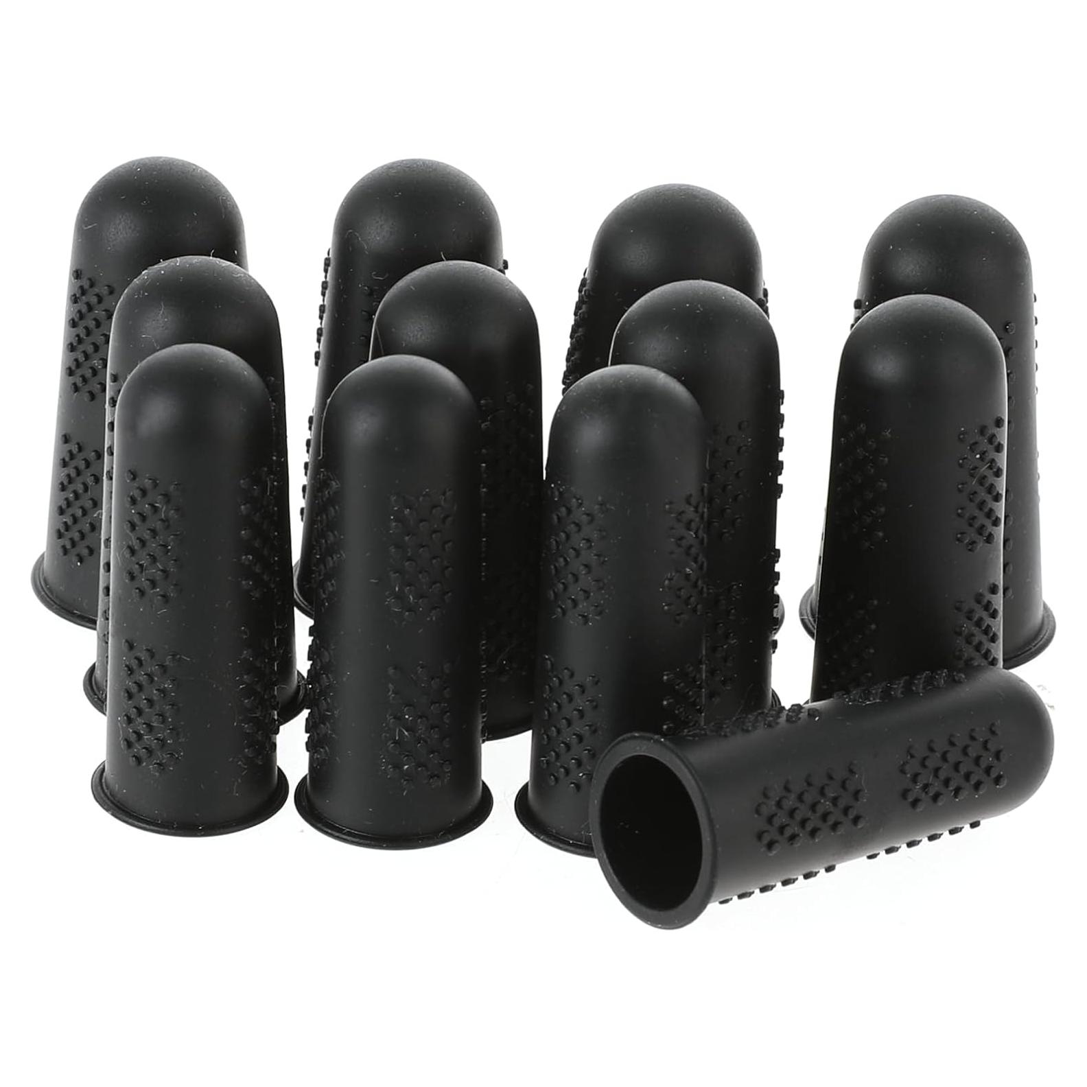 Protectores de Dedos de Silicona Styquenzer - 12 Piezas 3 Tamaños