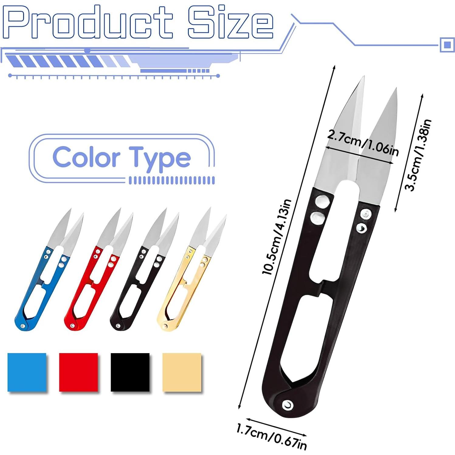 Tijeras de Coser CUGBO 24 Piezas Acero al Carbono 10.4cm