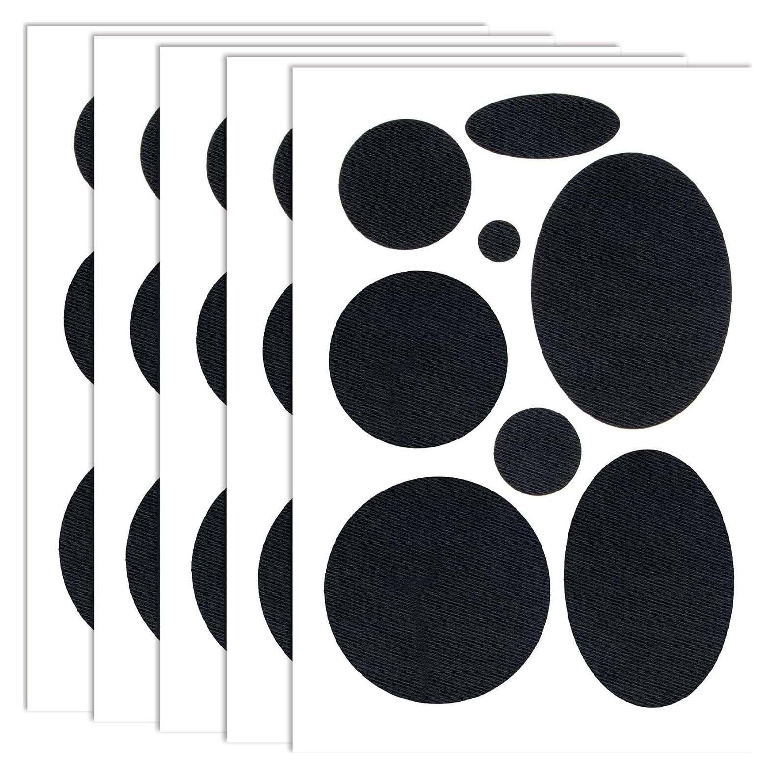 Kit de 40 Parches Reparadores Autoadhesivos OIIKI Negro