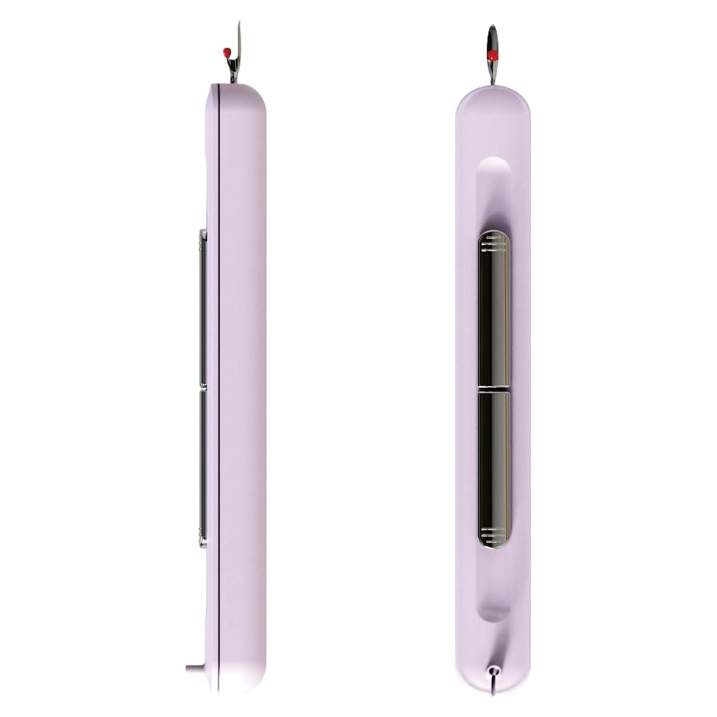 2 in 1 Needle Threader Seam Ripper, Upgraded Needle Threader and Seam Ripper,Quilting Supplies Sewing Kit,Quick Sewing Machine Loop Needle Threaders (1P-Purple)