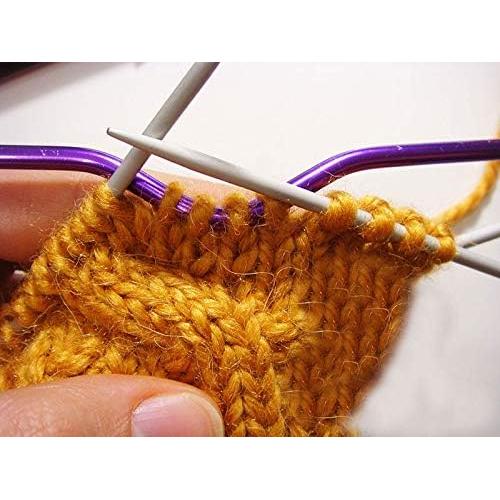 Kit de Agujas de Tejer y Marcadores de Puntos Tiazey - Metal