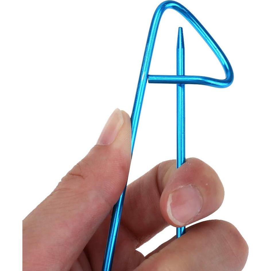 Kit de Agujas de Tejer y Marcadores de Puntos Tiazey - Metal