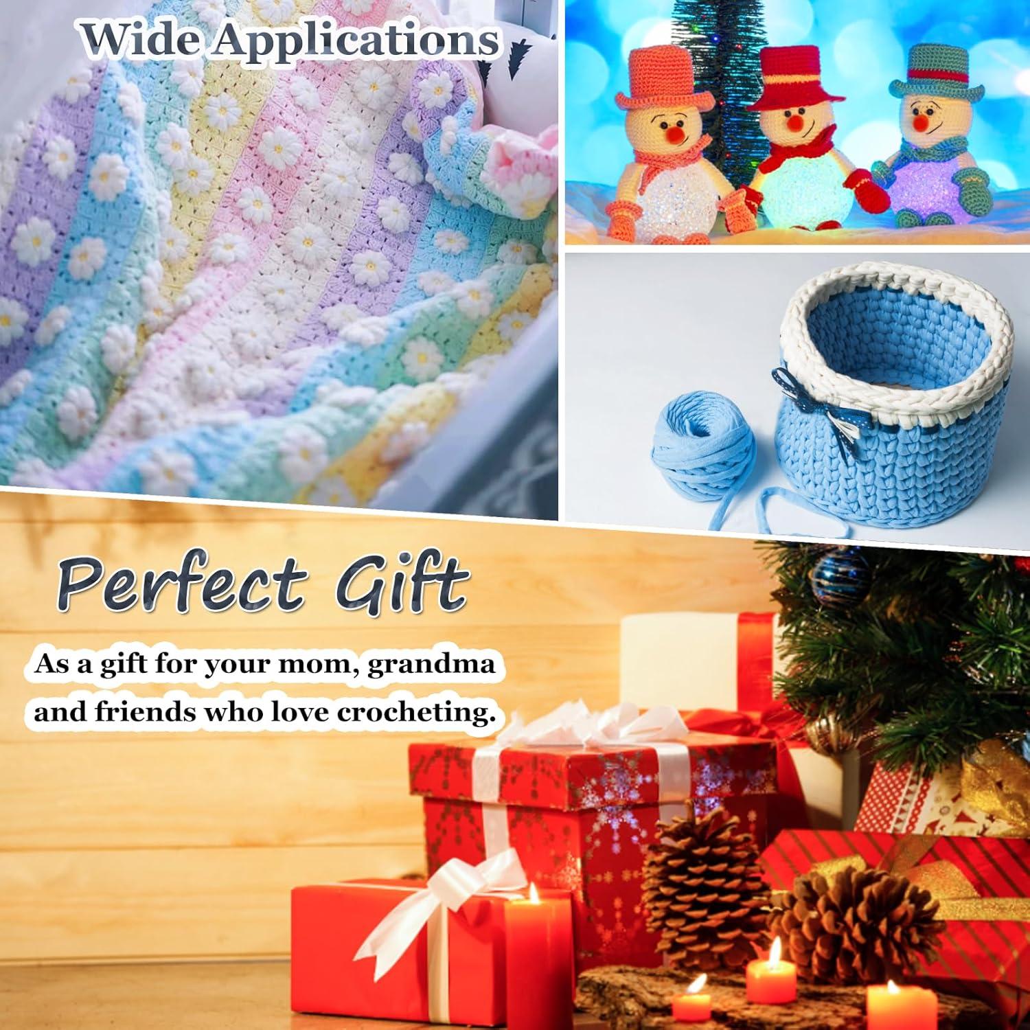 Juego de Ganchillos Hobekoee 8PCS Antideslizantes 2.5mm-6mm