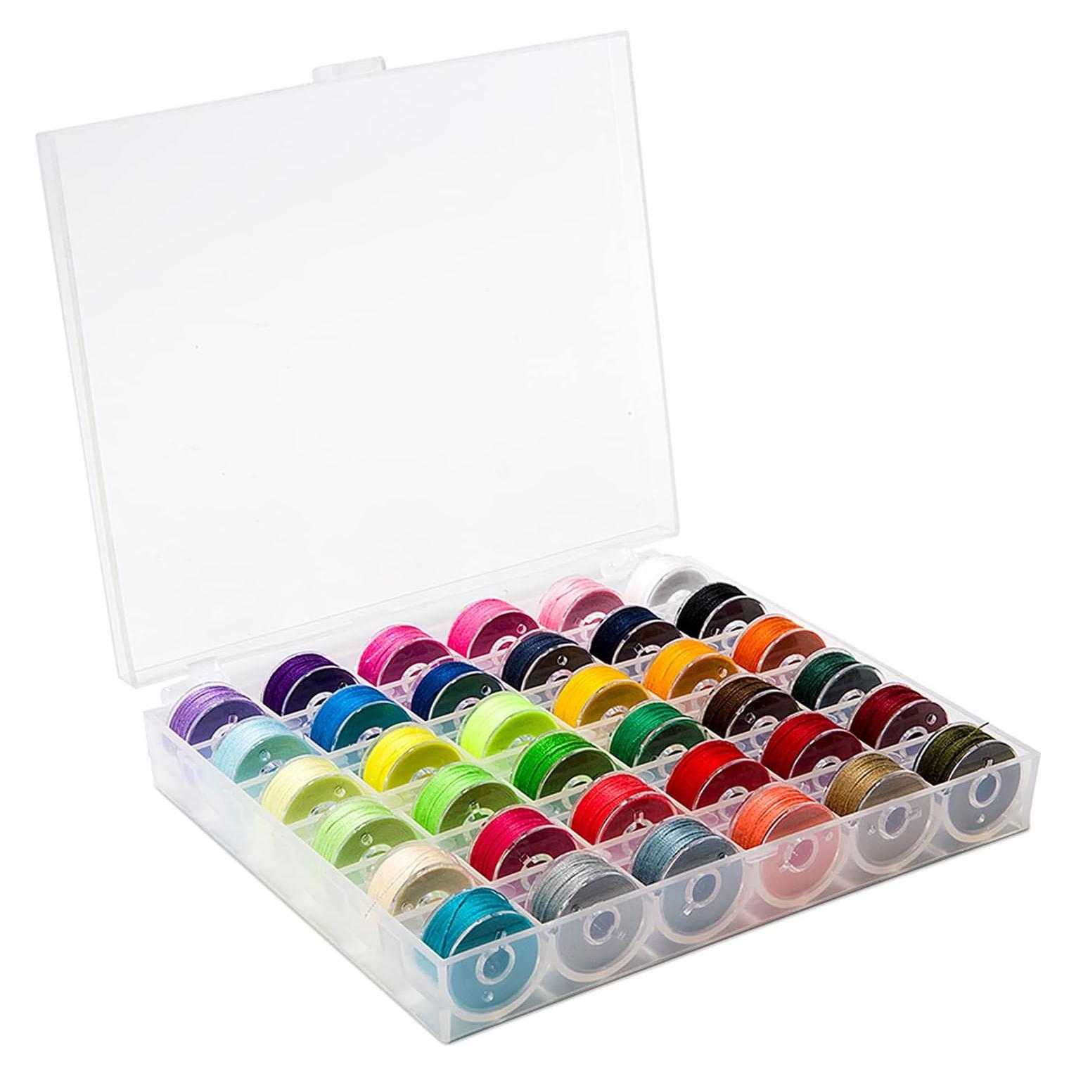 Juego de 36 Bobinas y Hilos de Coser BetyBedy - Tamaño Estándar