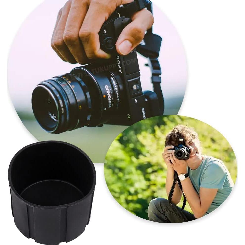 Tapa de Lente de Silicona QYNuLi 65-110mm para DSLR