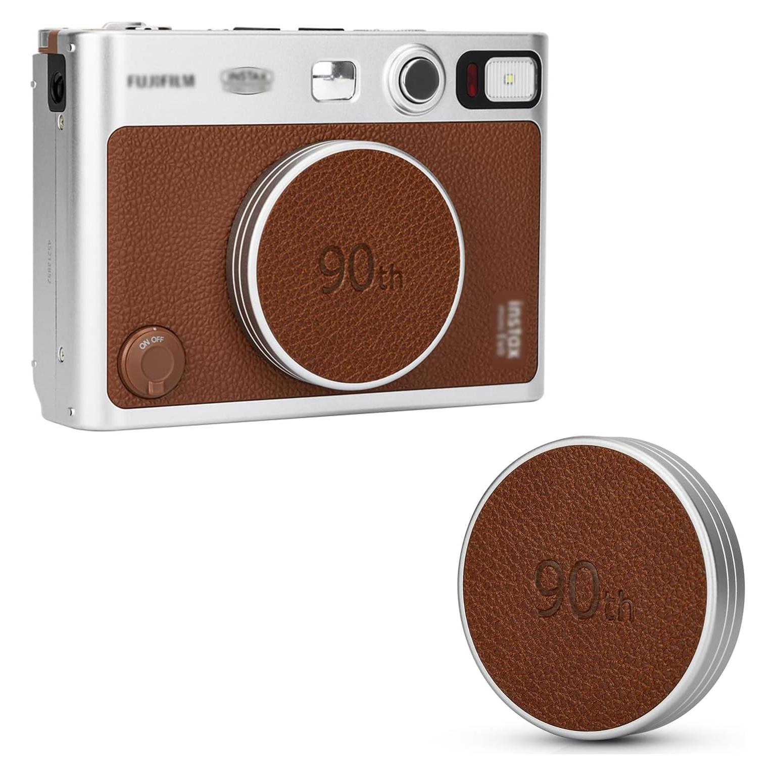 Tapa de Lente de Cuero Retro JJC para Fujifilm Instax Mini EVO