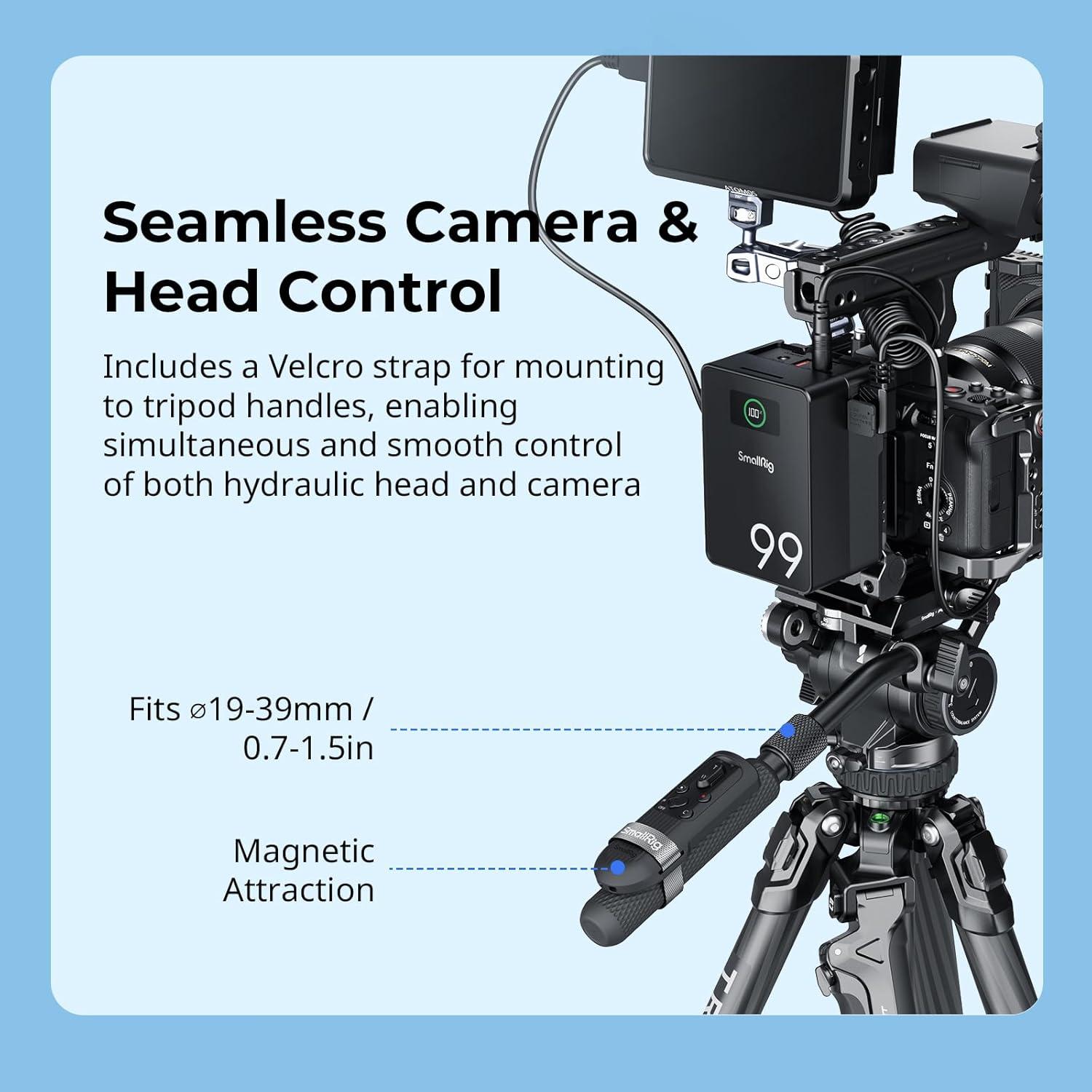 Control Remoto Inalámbrico SMALLRIG 5207 para Cámaras Sony Canon Nikon