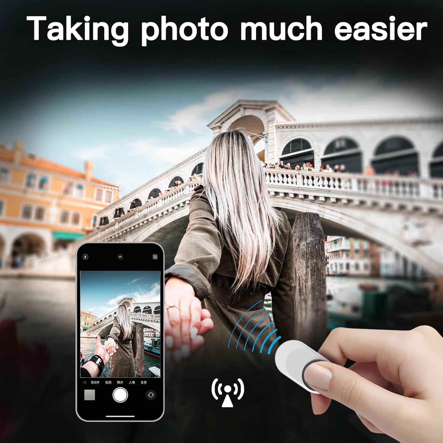 Control Remoto Bluetooth Manos Libres para Cámara y Música