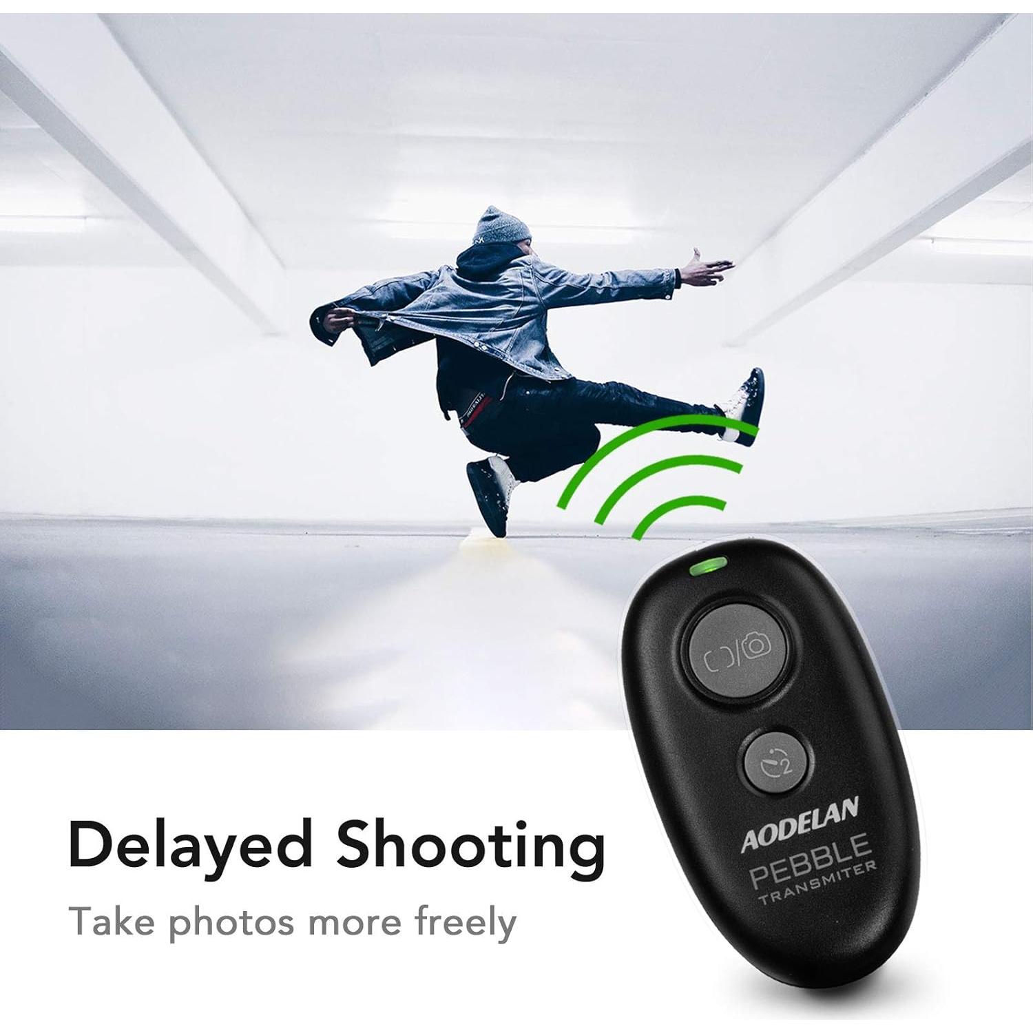 Disparador Inalámbrico HAOXI SRR-PEBBLE para Nikon y Fujifilm