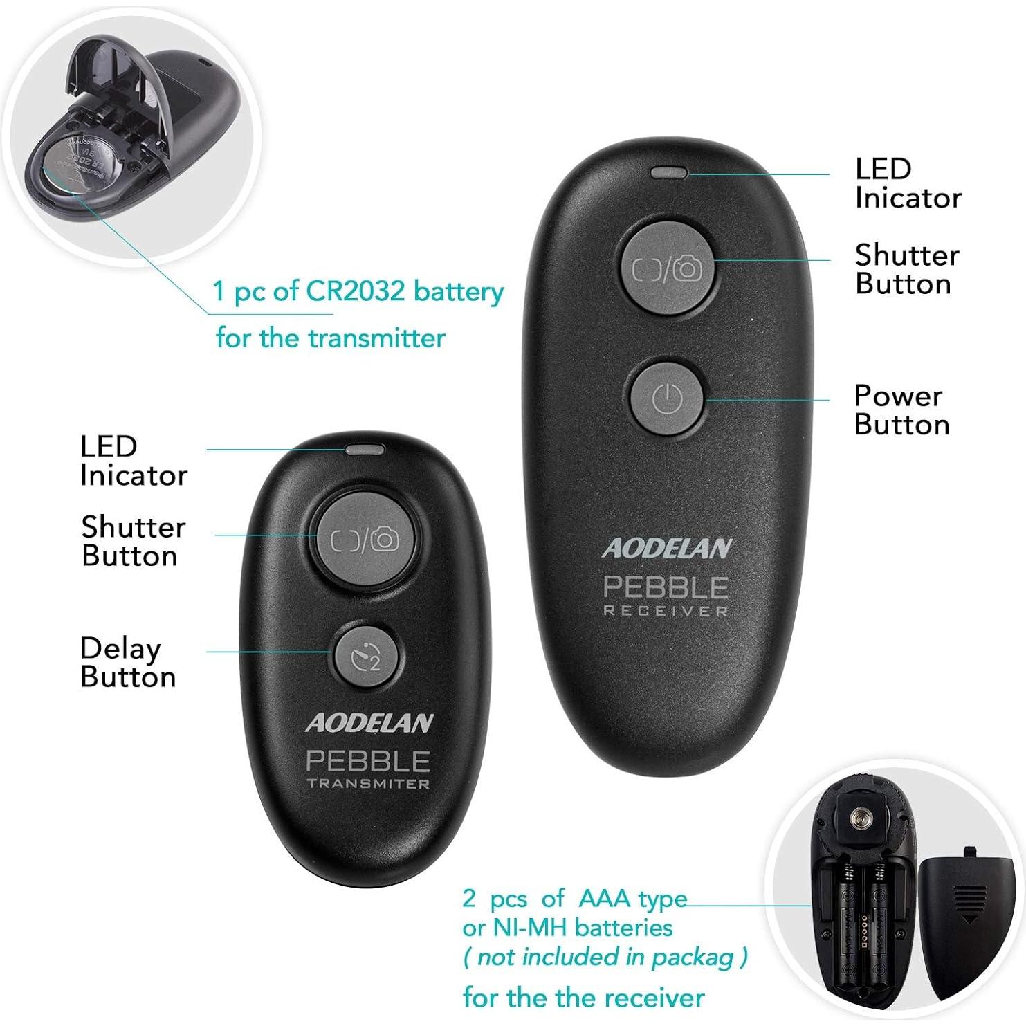 Disparador Inalámbrico HAOXI SRR-PEBBLE para Nikon y Fujifilm