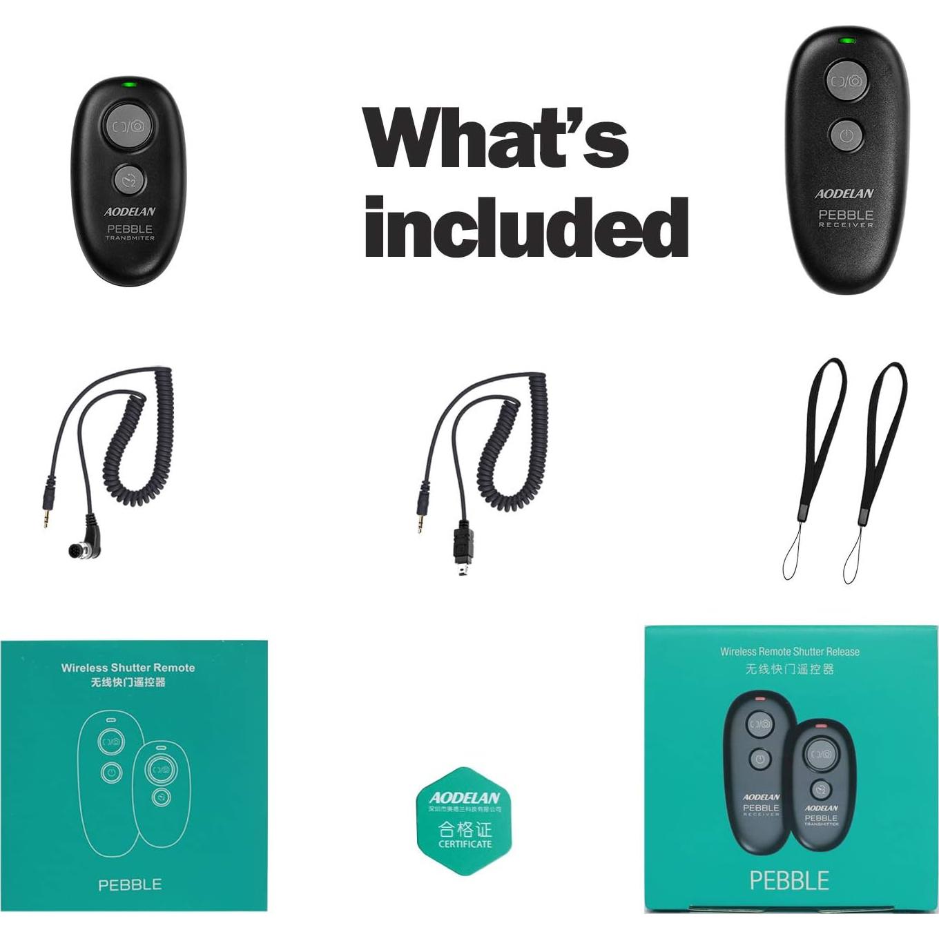 Disparador Inalámbrico HAOXI SRR-PEBBLE para Nikon y Fujifilm