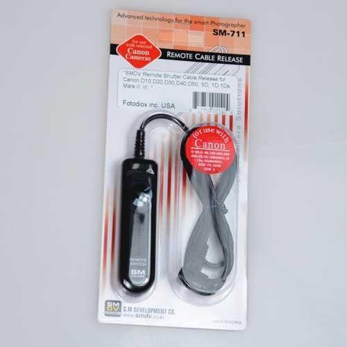 Cable de liberación de obturador SMDV para Canon EOS 1D, 5D, 7D