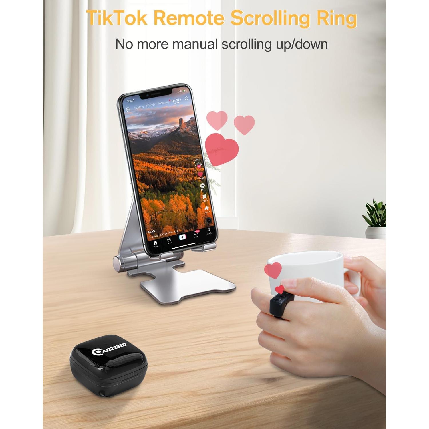 Control Remoto Bluetooth ADZERD D01 Pro para TikTok y iPad