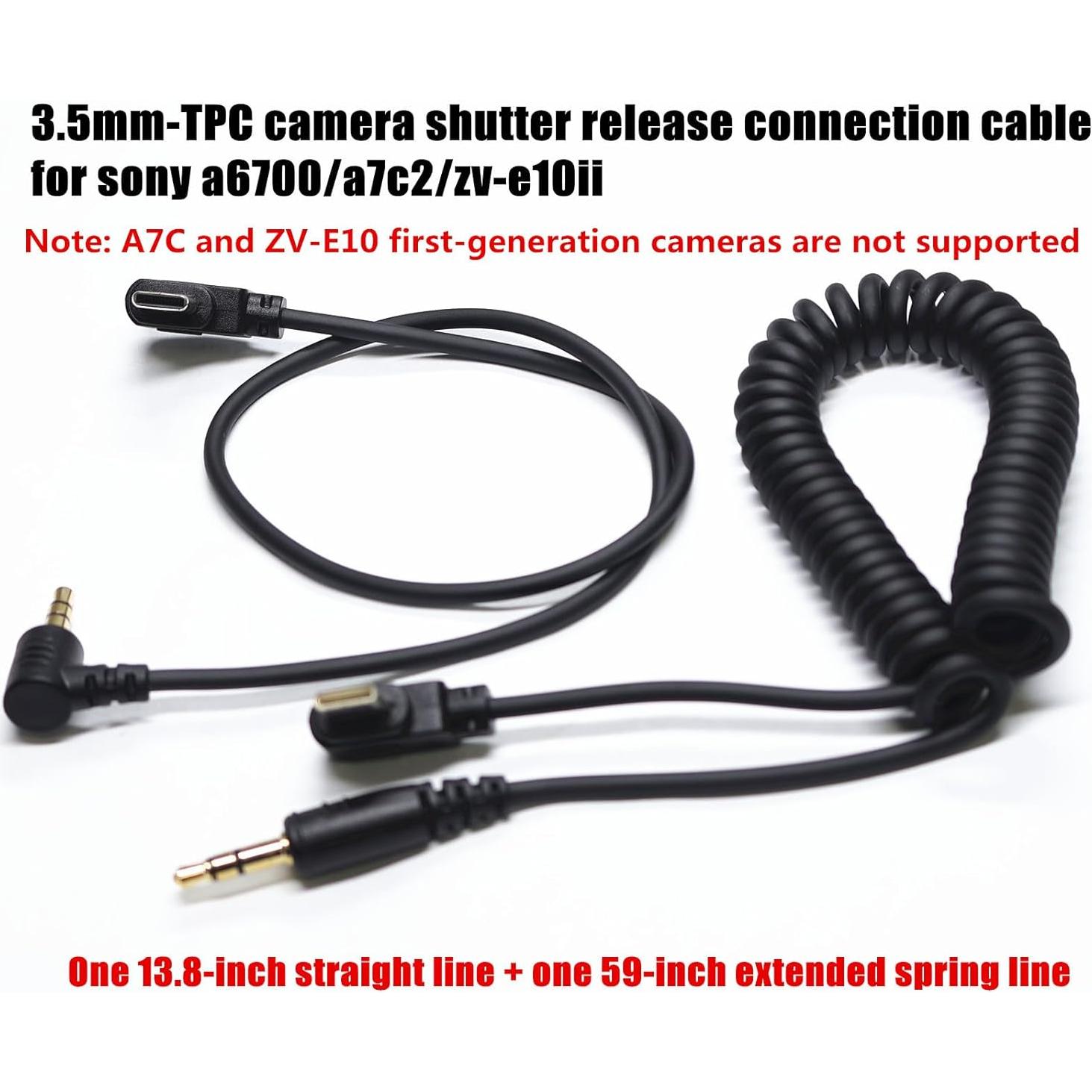 Cable de Liberación de Obturador Sony 3.5mm Tipo C 35.1cm