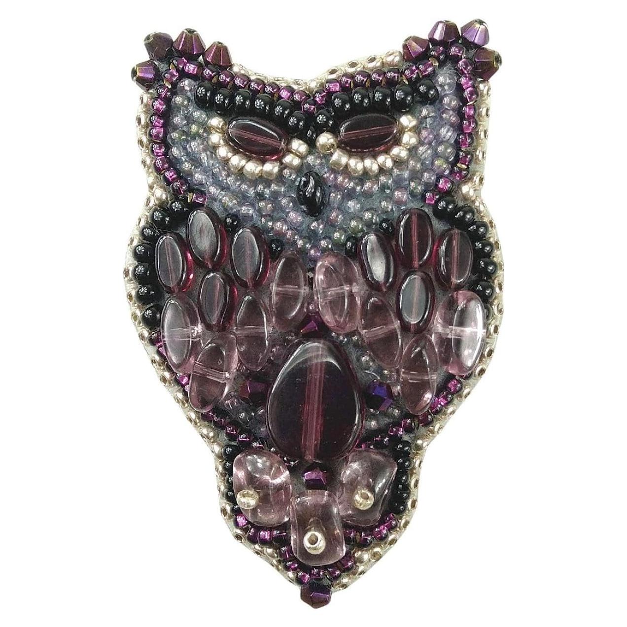 Kit de Cuentas Charivna Mit para Broche DIY Búho - 49.6g