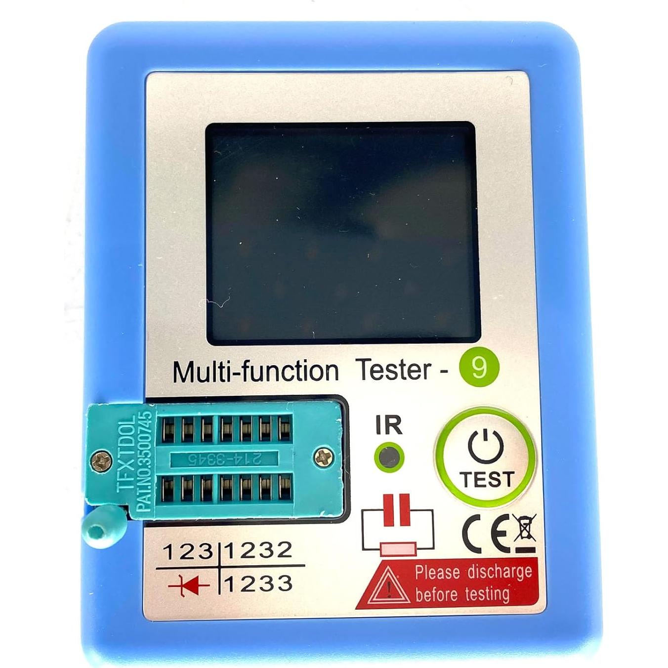 Probador de Transistores LCR MF9 TFT Multifuncional 300mAh