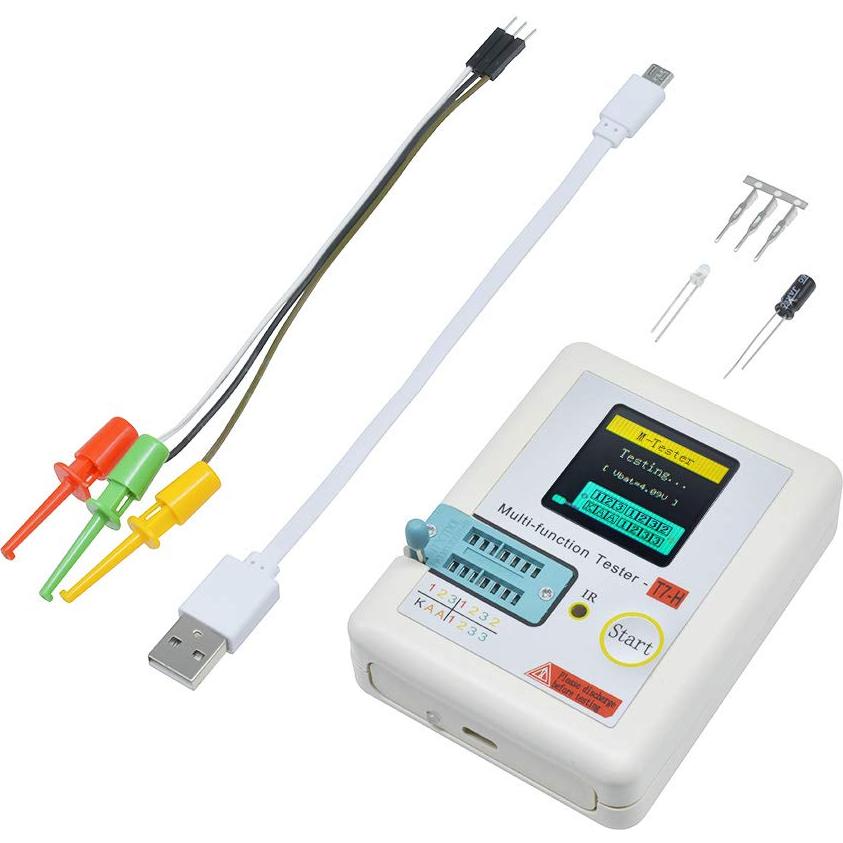 Probador de Transistores LCR Aideepen TC-T7-H Pantalla LCD