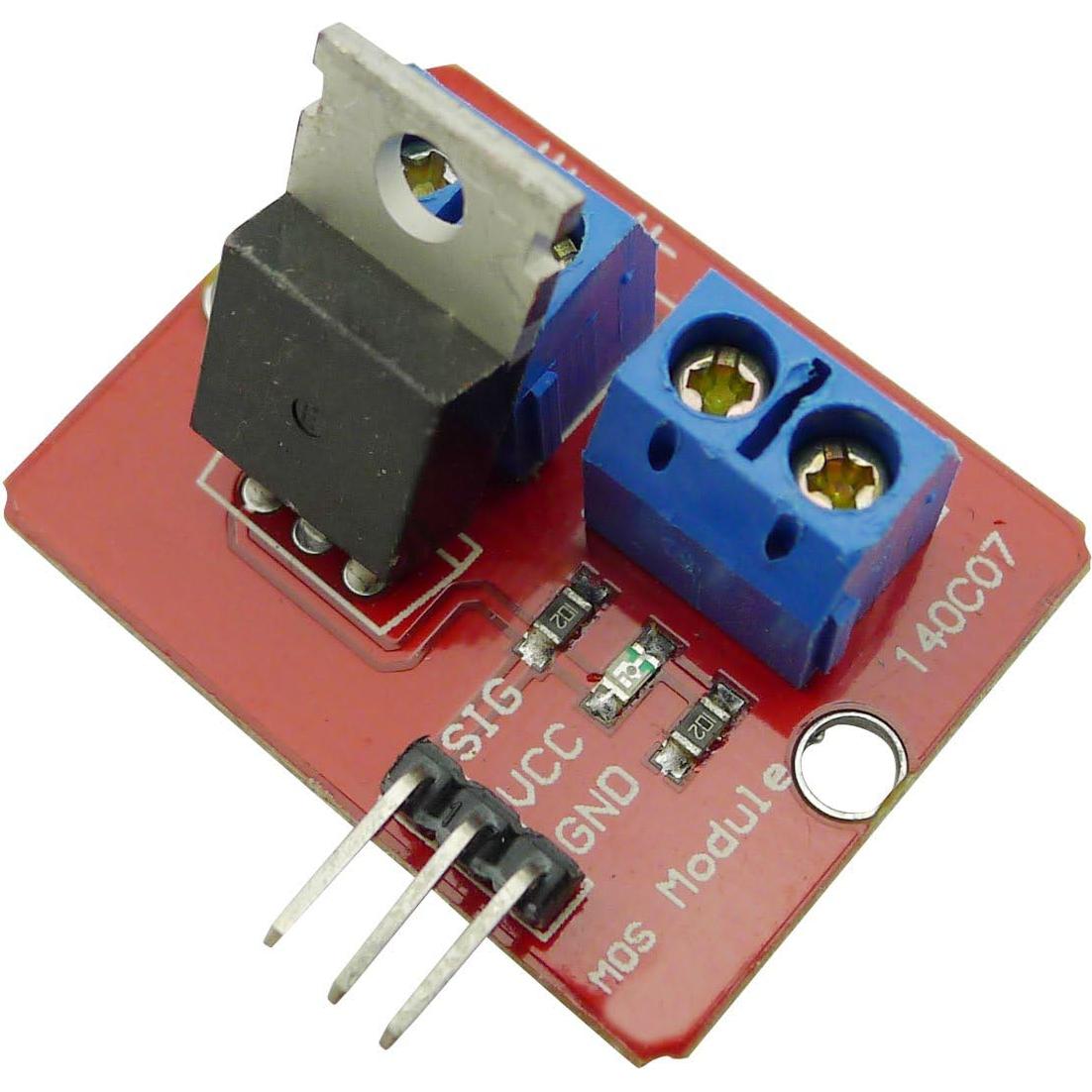 5 Módulos Controlador MOSFET IRF520 0-24V 5A PWM Ferwooh