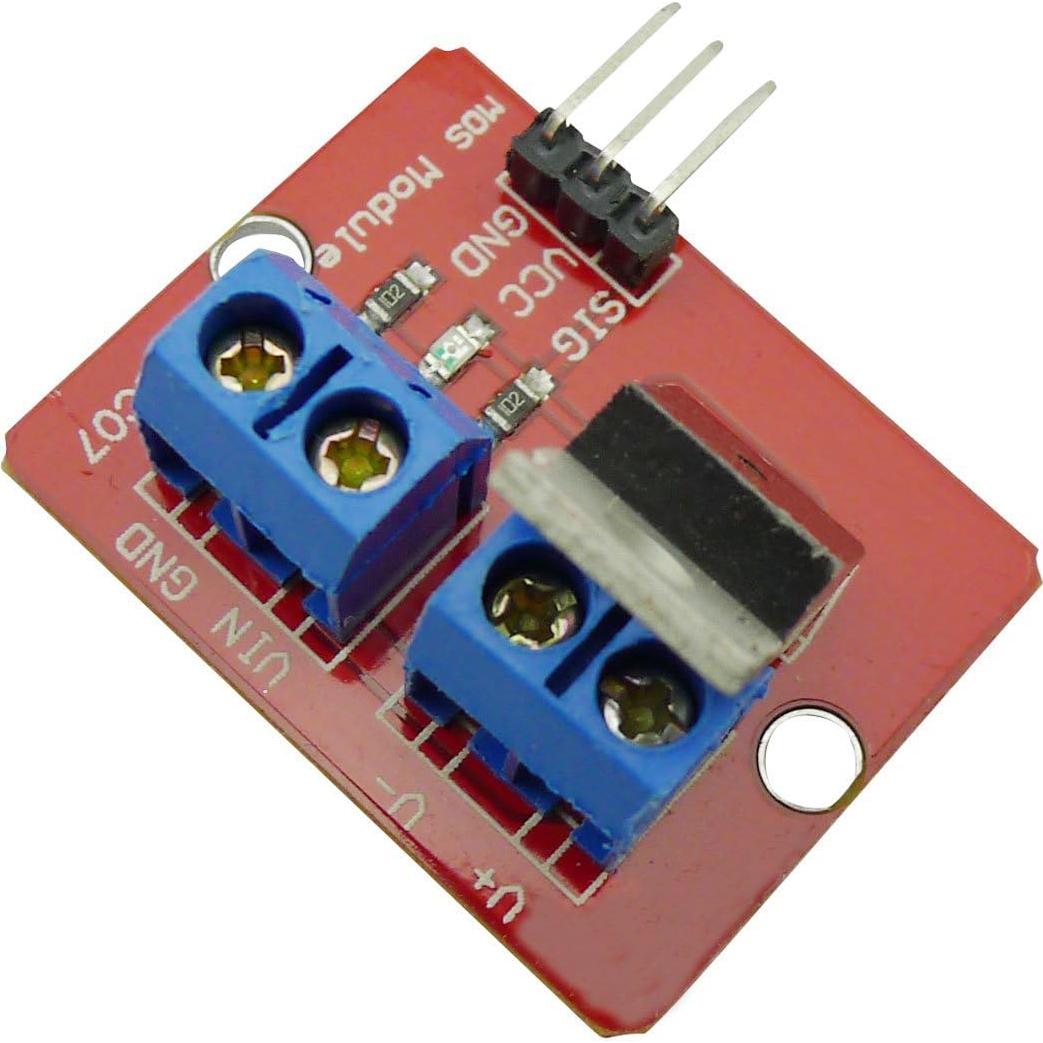 5 Módulos Controlador MOSFET IRF520 0-24V 5A PWM Ferwooh